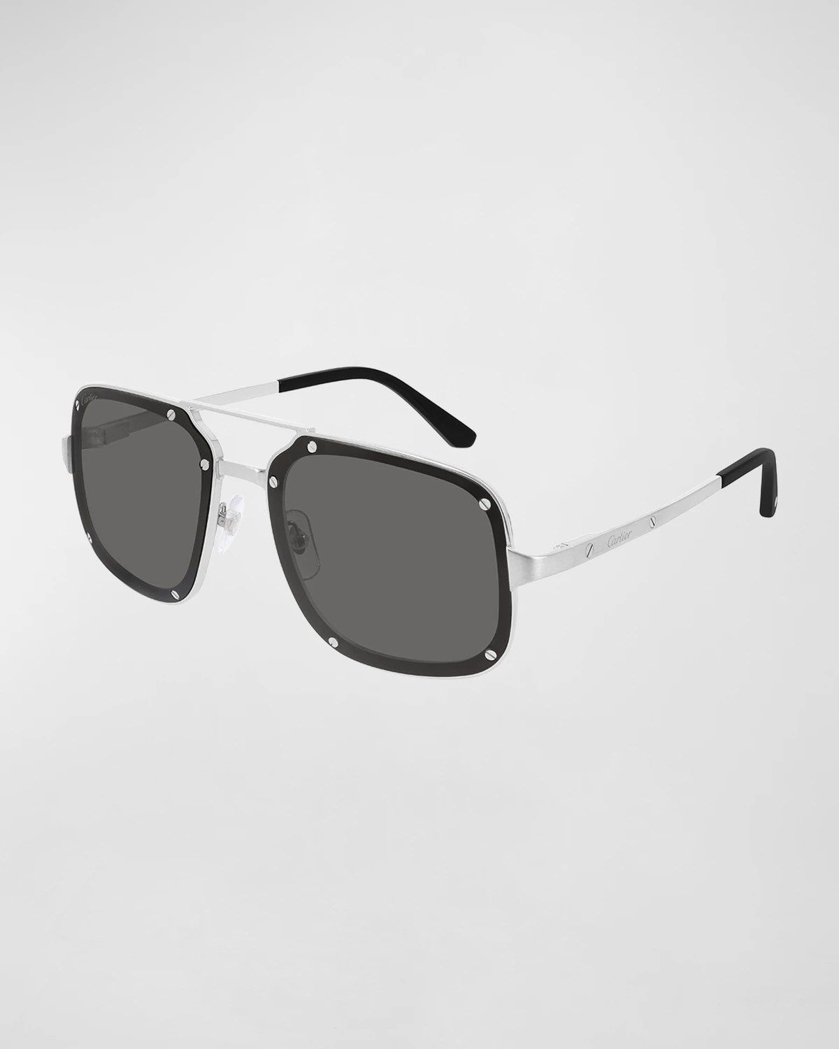 Persol Men's Square Lightweight Titanium Sunglasses Neiman Marcus