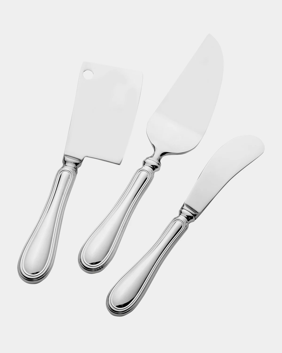 Spode Woodland Cheese Knife & 6 Spreaders Neiman Marcus