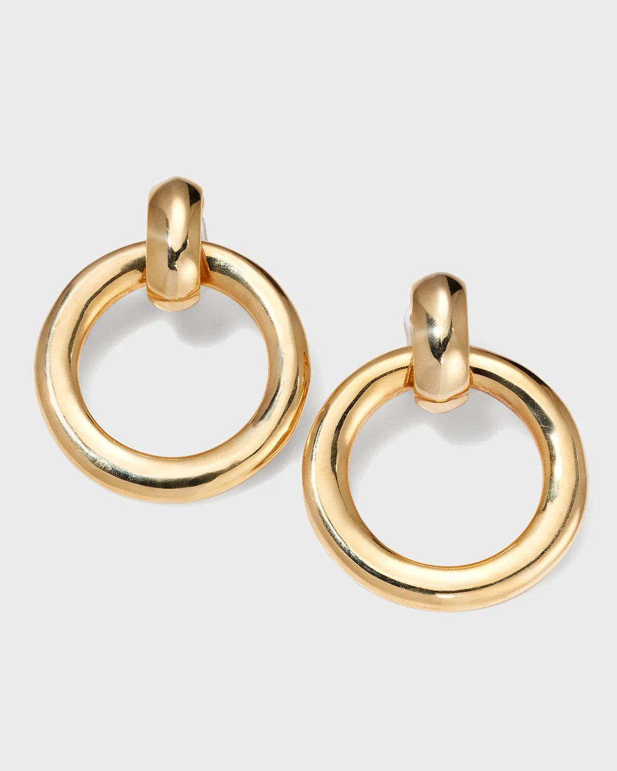 Jay Lane Crystal Teardrop Clip Earrings, Emerald Neiman Marcus