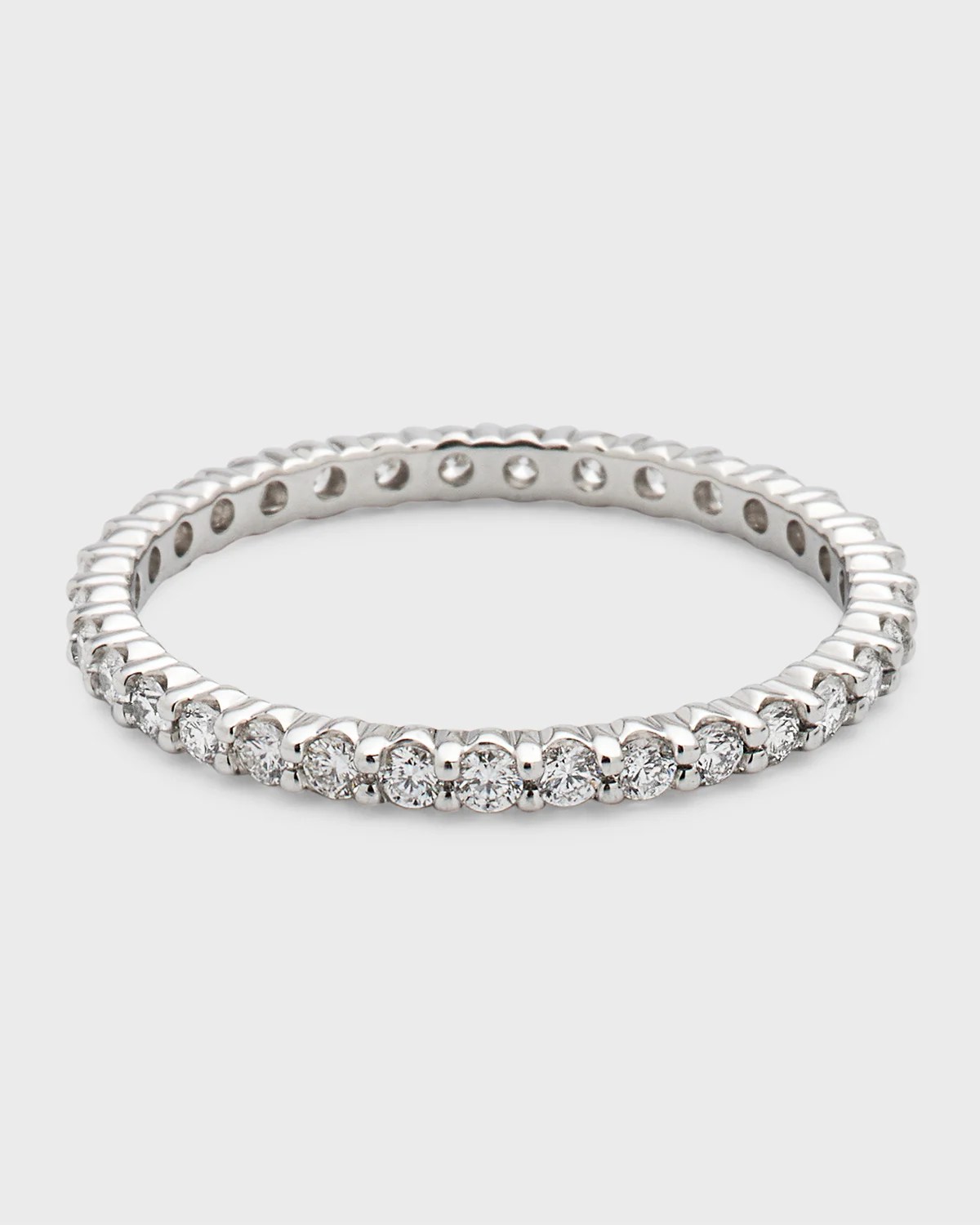 Neiman Marcus Diamonds Platinum EmeraldCut FG/VS Diamond Eternity Band