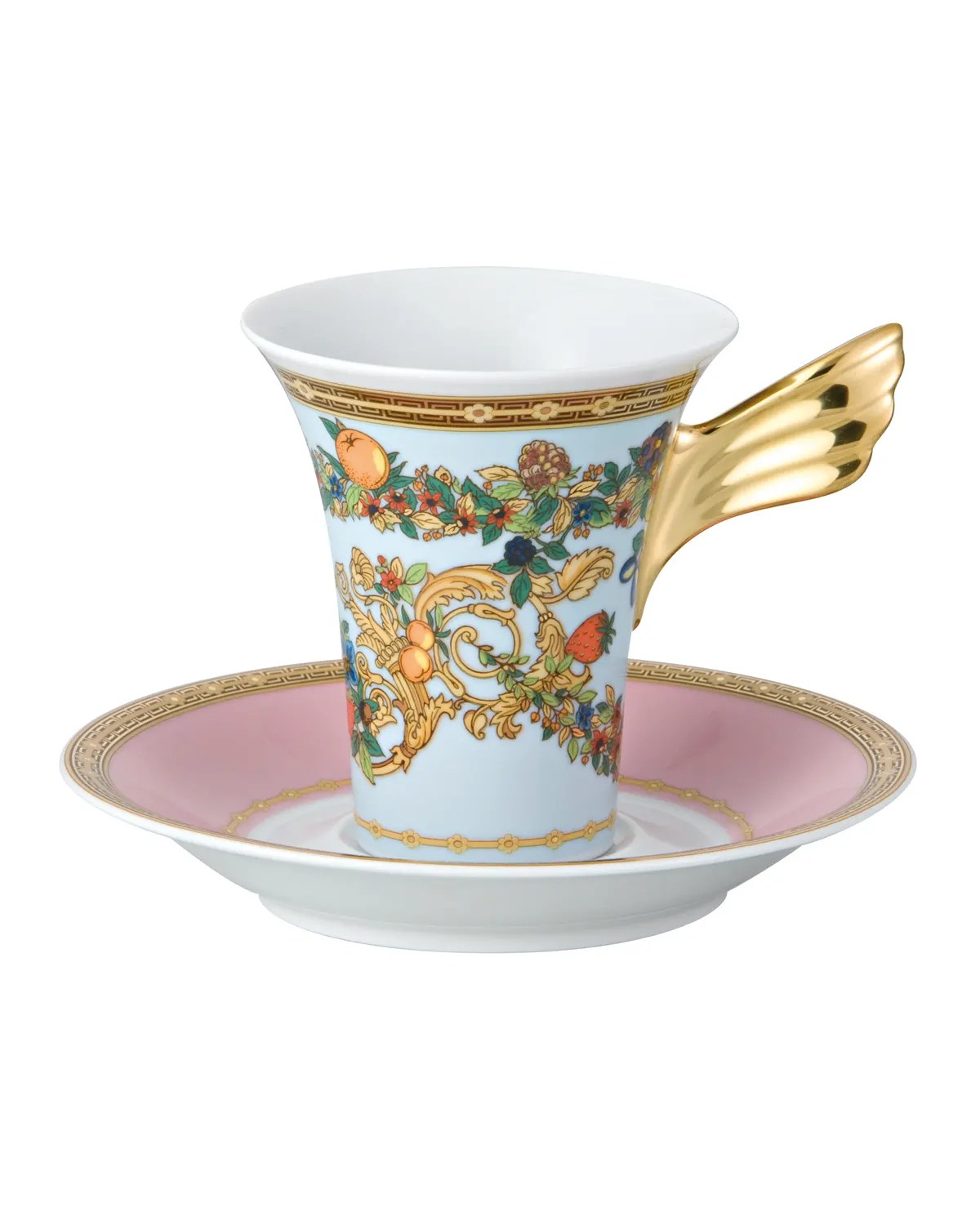 Versace Medusa Gala Gold A.D. Cup & Saucer Neiman Marcus