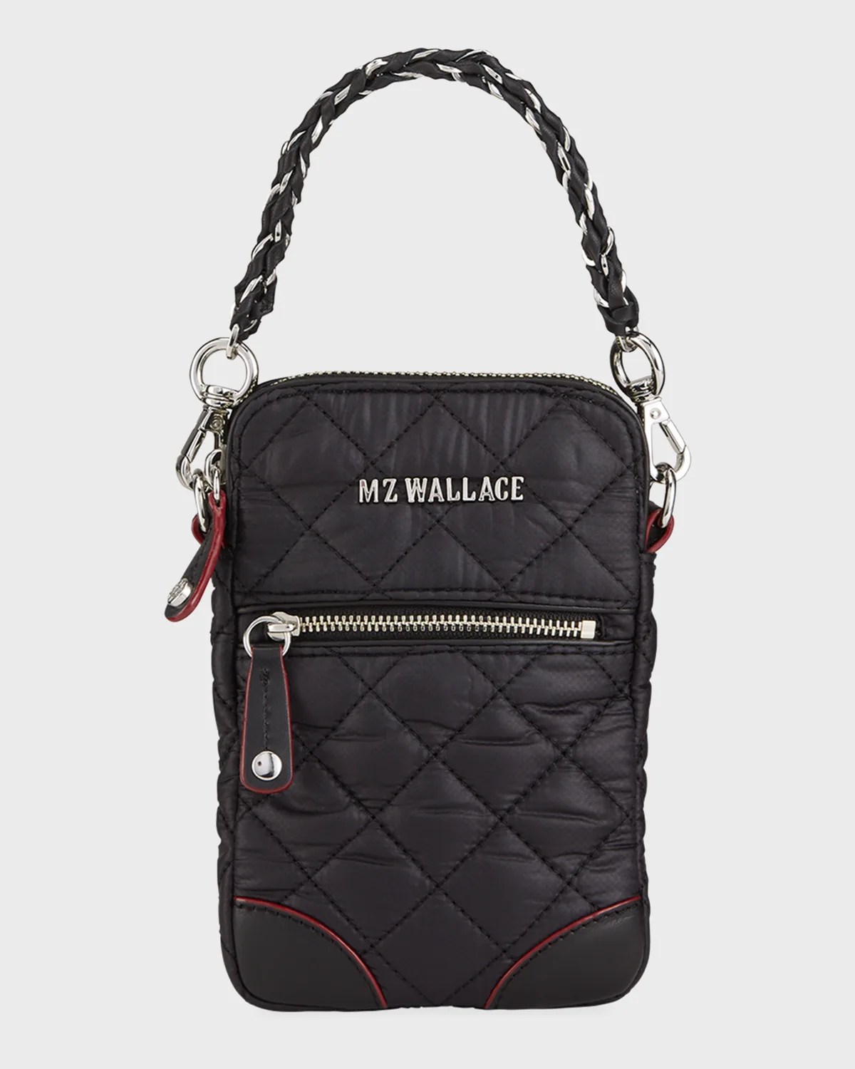 MZ WALLACE Crosby Zip Quilted Nylon Crossbody Bag Neiman Marcus