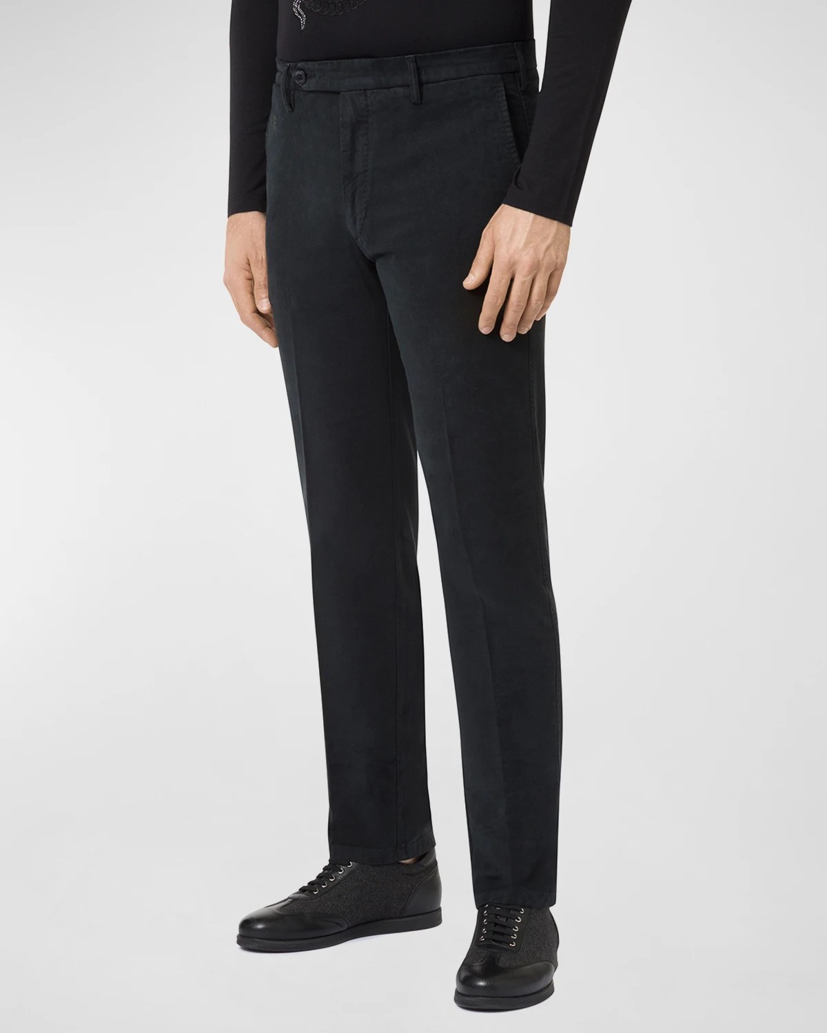 Stefano Ricci Men's StraightLeg Stretch Trousers Neiman Marcus