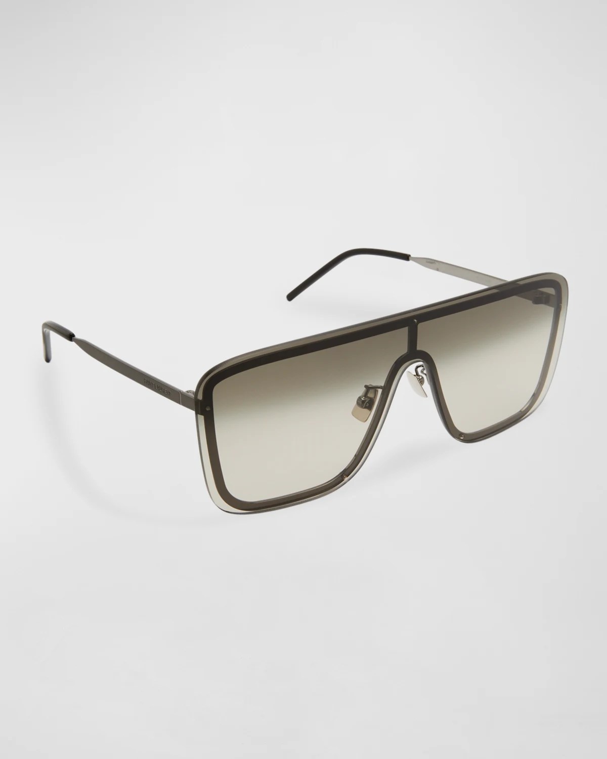 Saint Laurent Men's SL 1 Slim Plastic Sunglasses Neiman Marcus