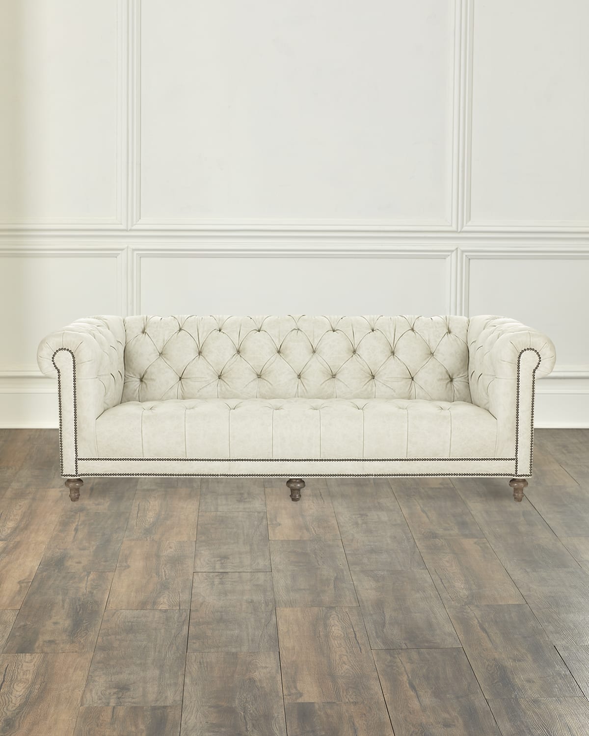 Massoud Dreame Chesterfield Sofa, 94" Neiman Marcus
