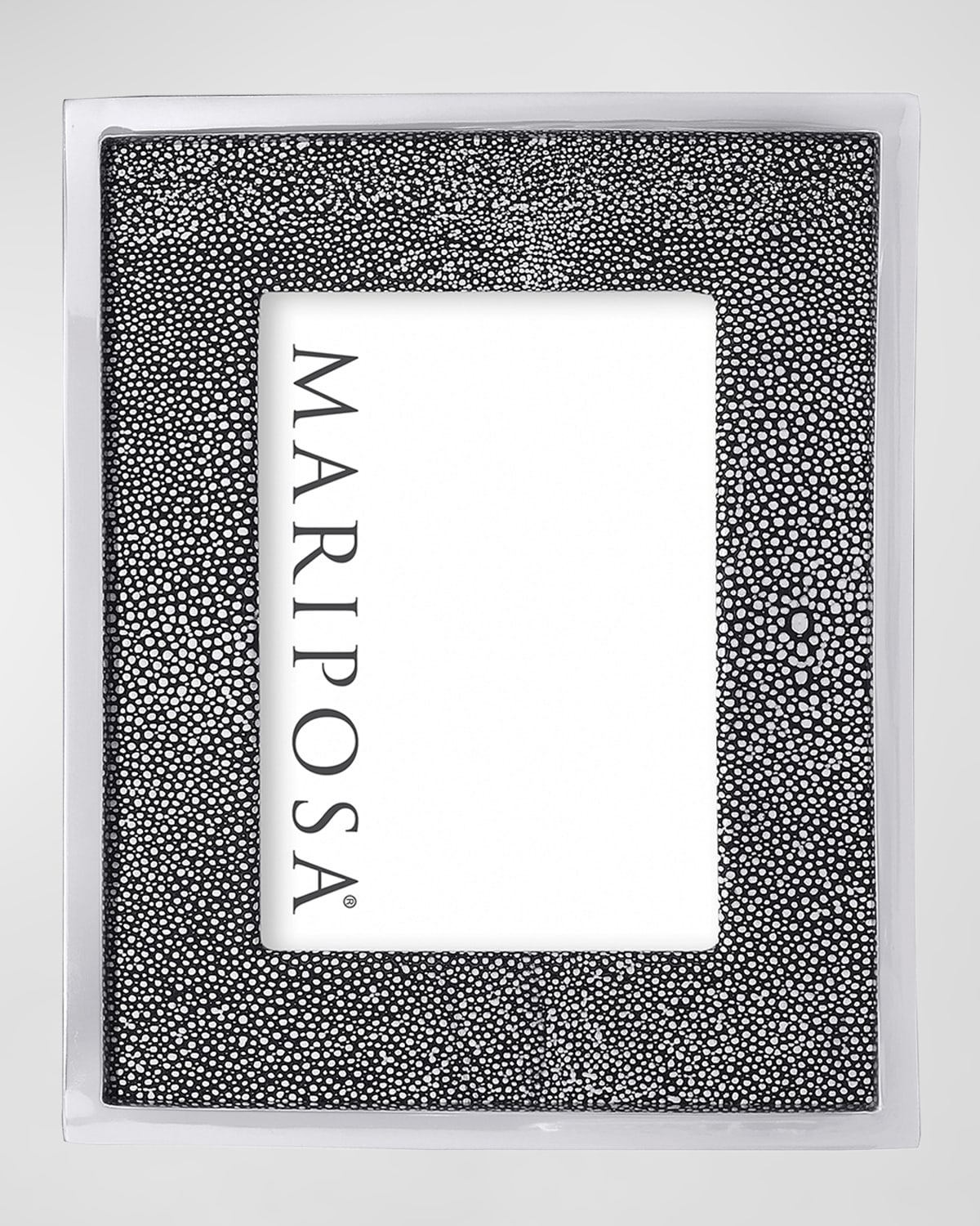 Mariposa Linen with Dog Bone Frame, 5" x 7" Neiman Marcus