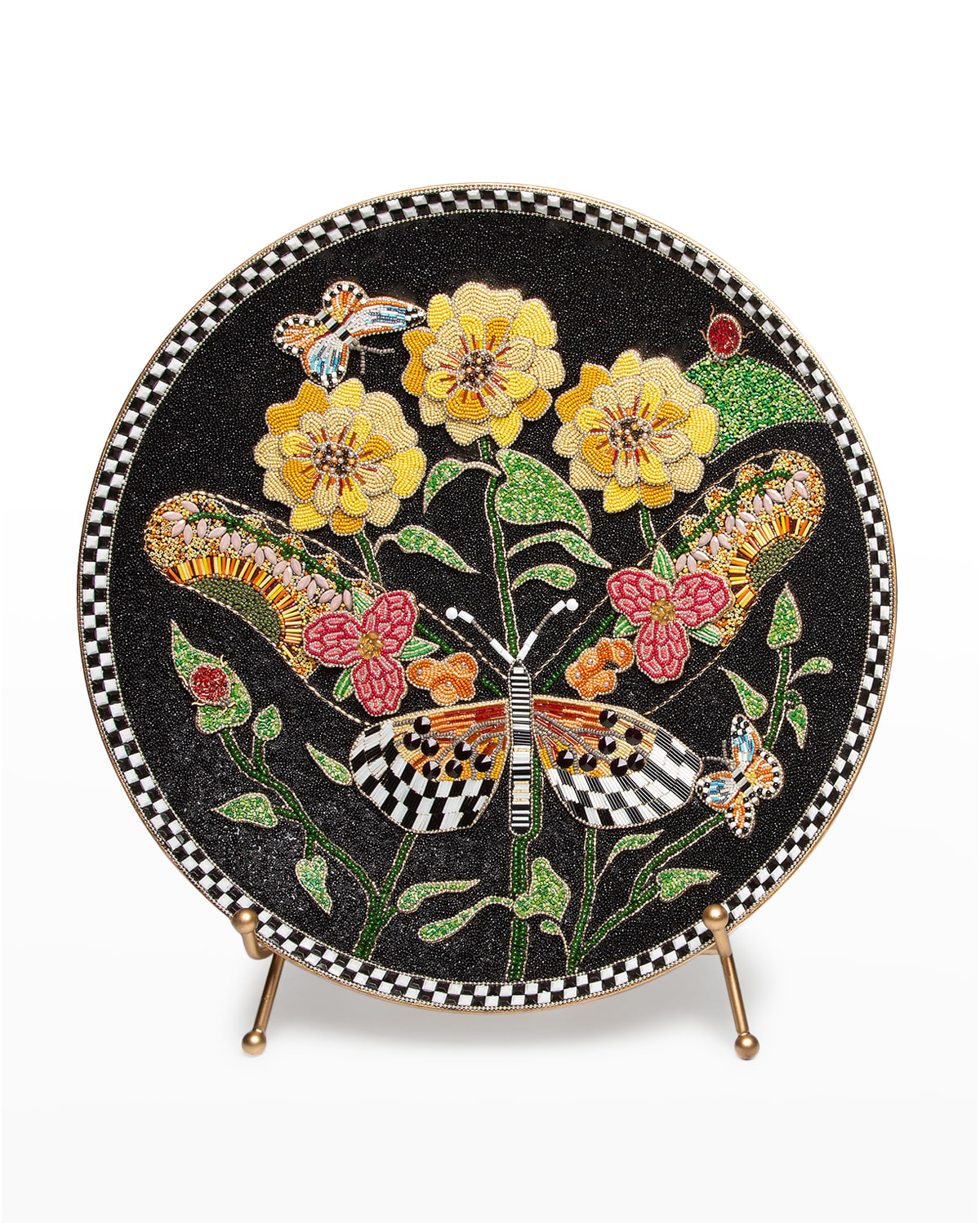 MacKenzieChilds Butterfly Garden Pillow Neiman Marcus