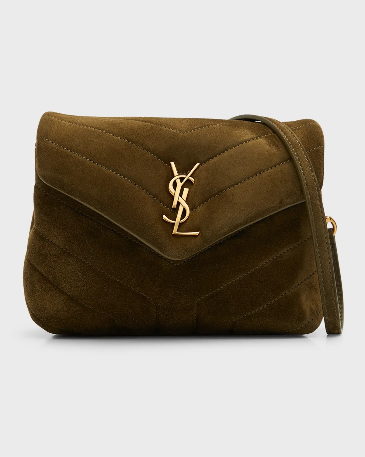 Saint Laurent LouLou Toy YSL Puffer Quilted Lambskin Crossbody Bag