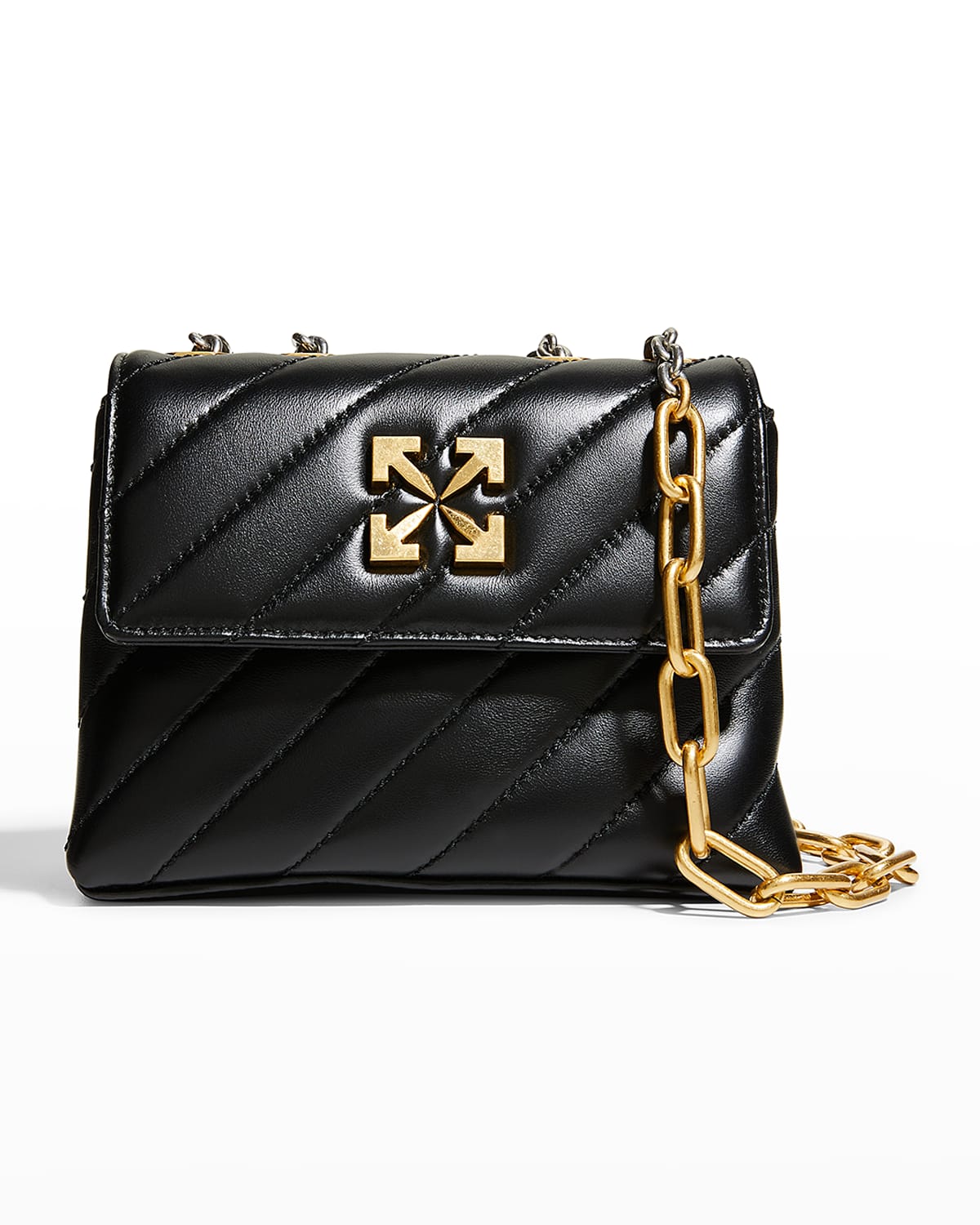 Versace Virtus Quilted Shoulder Bag Neiman Marcus