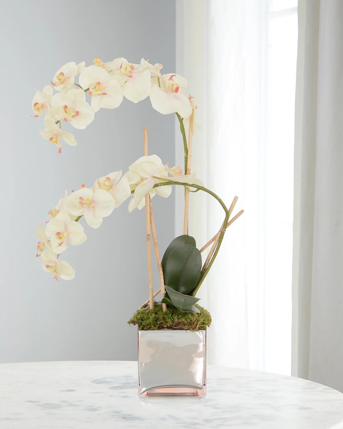 JohnRichard Collection Rows Of Orchids FauxFloral Arrangement Neiman Marcus
