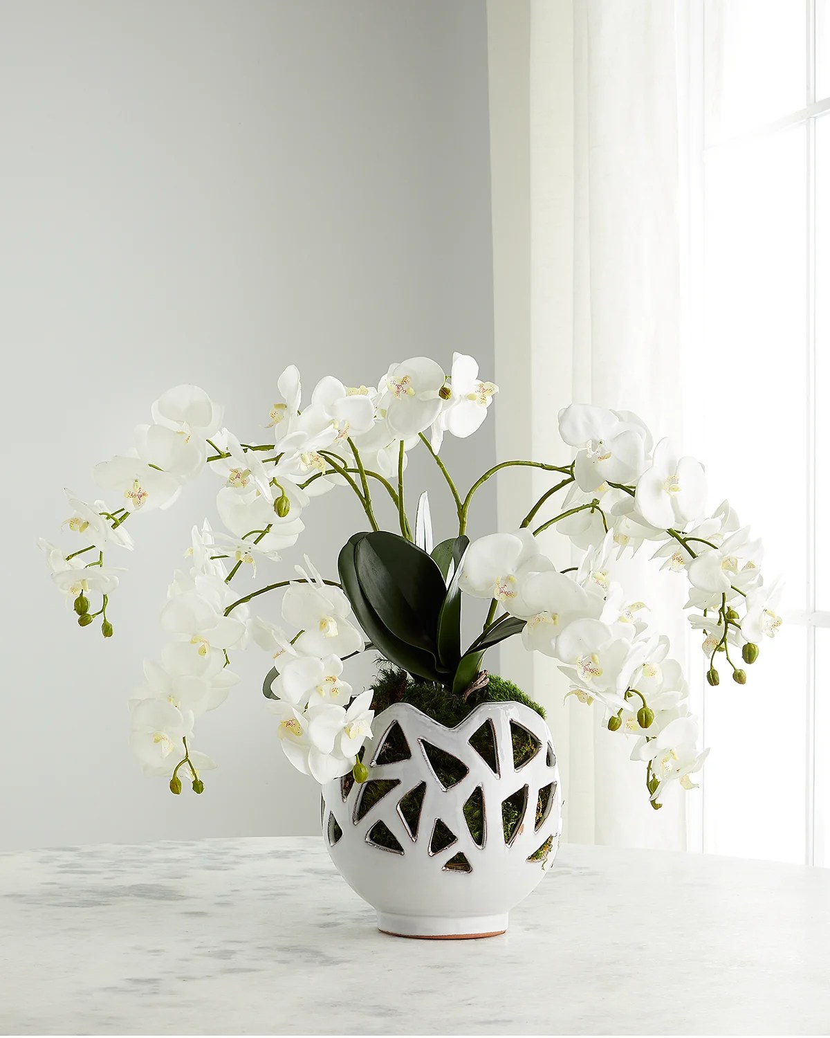 JohnRichard Collection Orchid Collage FauxFloral Arrangement Neiman