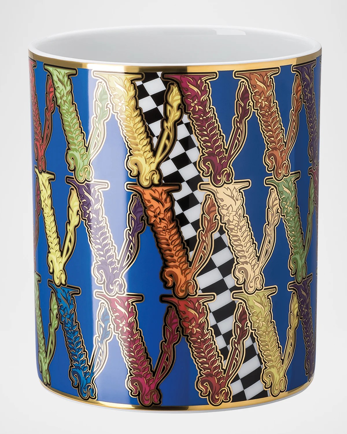 Versace Virtus Vase 9.5" Neiman Marcus