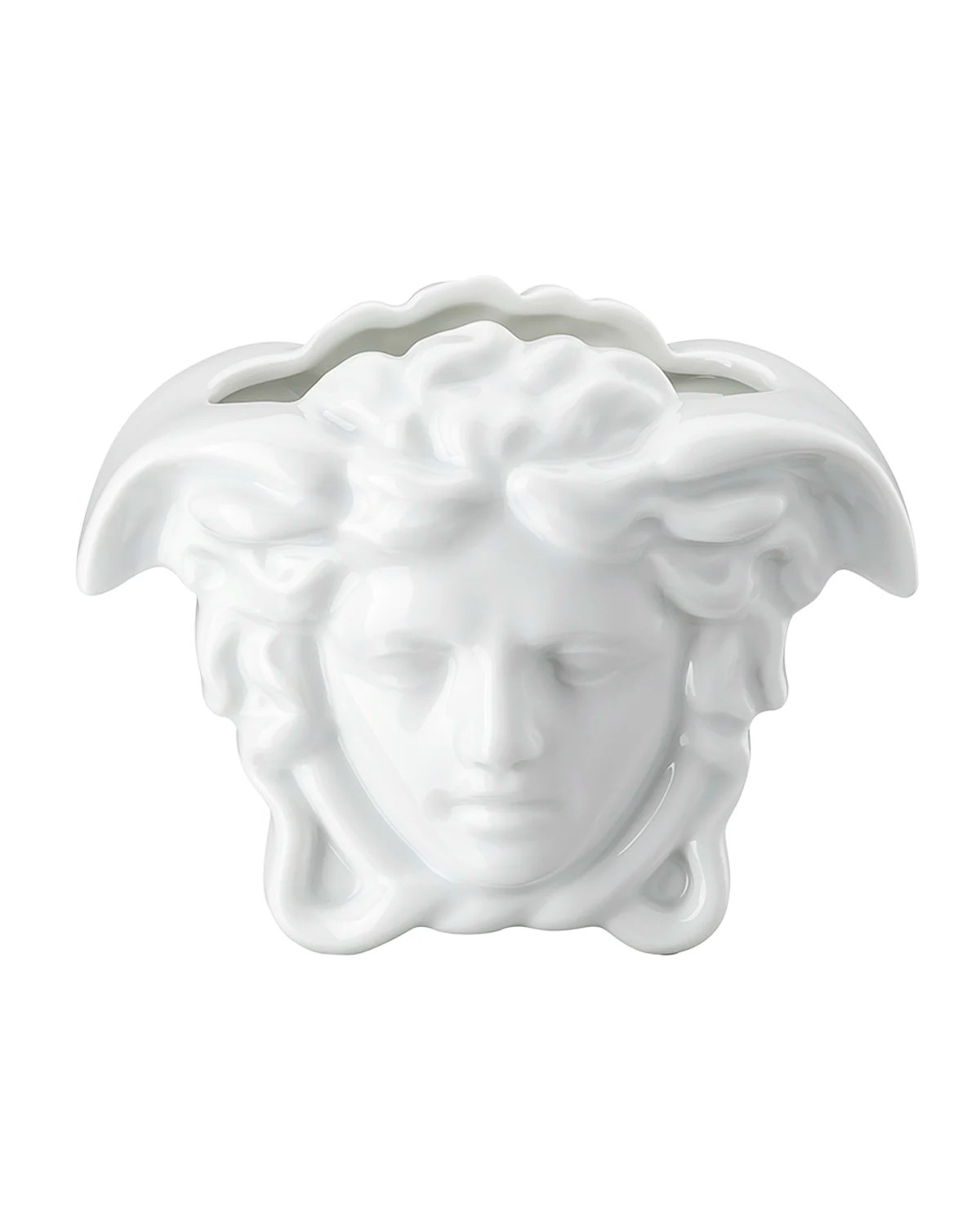 Versace Medusa Grande Vase in Crystal 6" Neiman Marcus