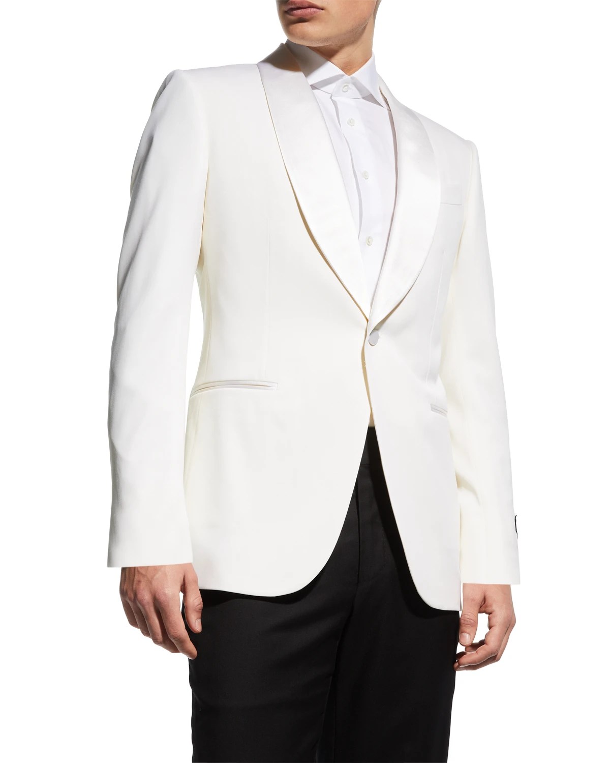 ZEGNA Men's Velvet PeakLapel Dinner Jacket Neiman Marcus