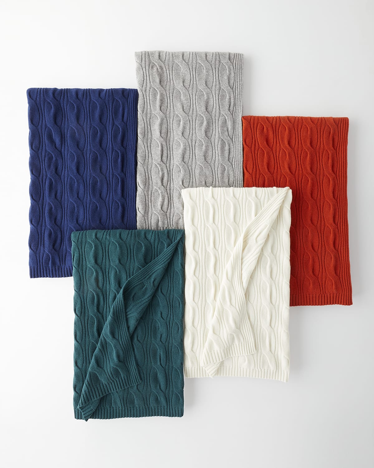 Sofia Cashmere Basket Weave Cashmere Throw Neiman Marcus