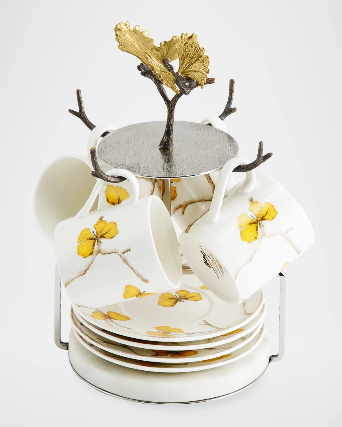 Michael Aram Butterfly Ginkgo Cake Stand With Dome Neiman Marcus