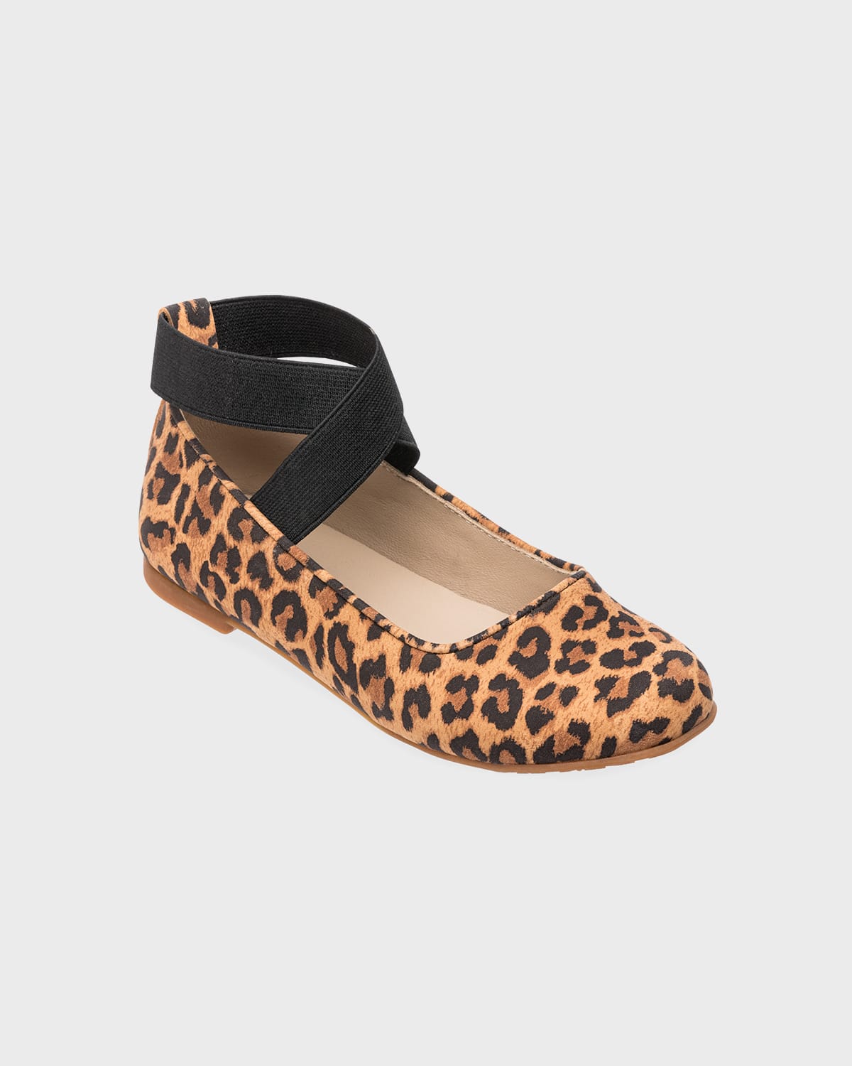 Elephantito Girl's Ondia Metallic Leather Ballerina Flats, Baby/Toddler