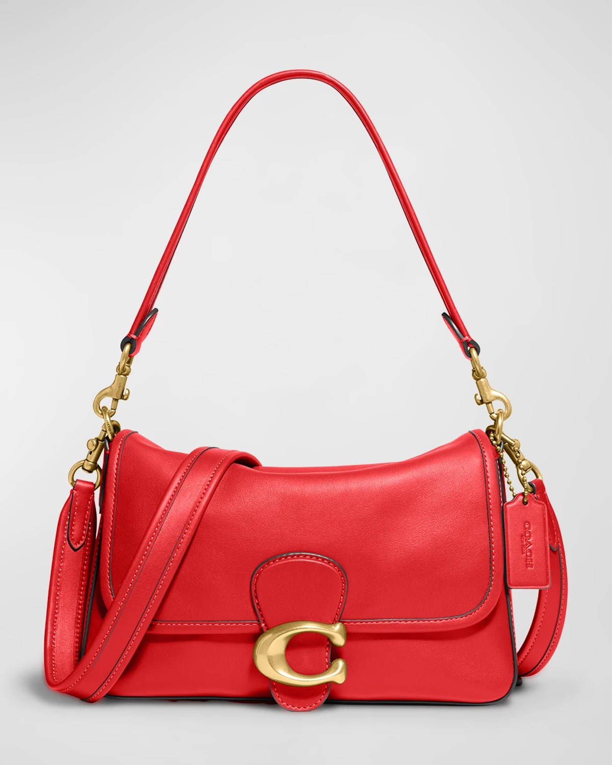 Coach Tabby MixLeather Shoulder Bag Neiman Marcus