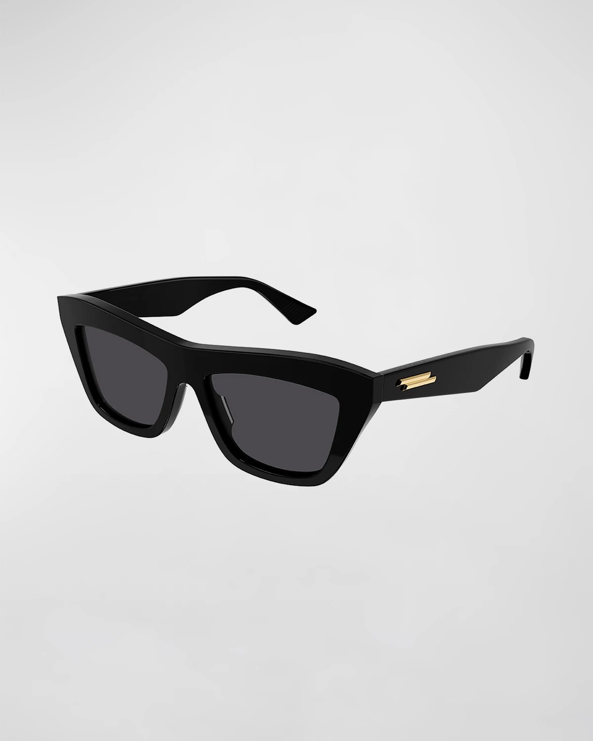 Bottega Raised Logo Acetate CatEye Sunglasses Neiman Marcus