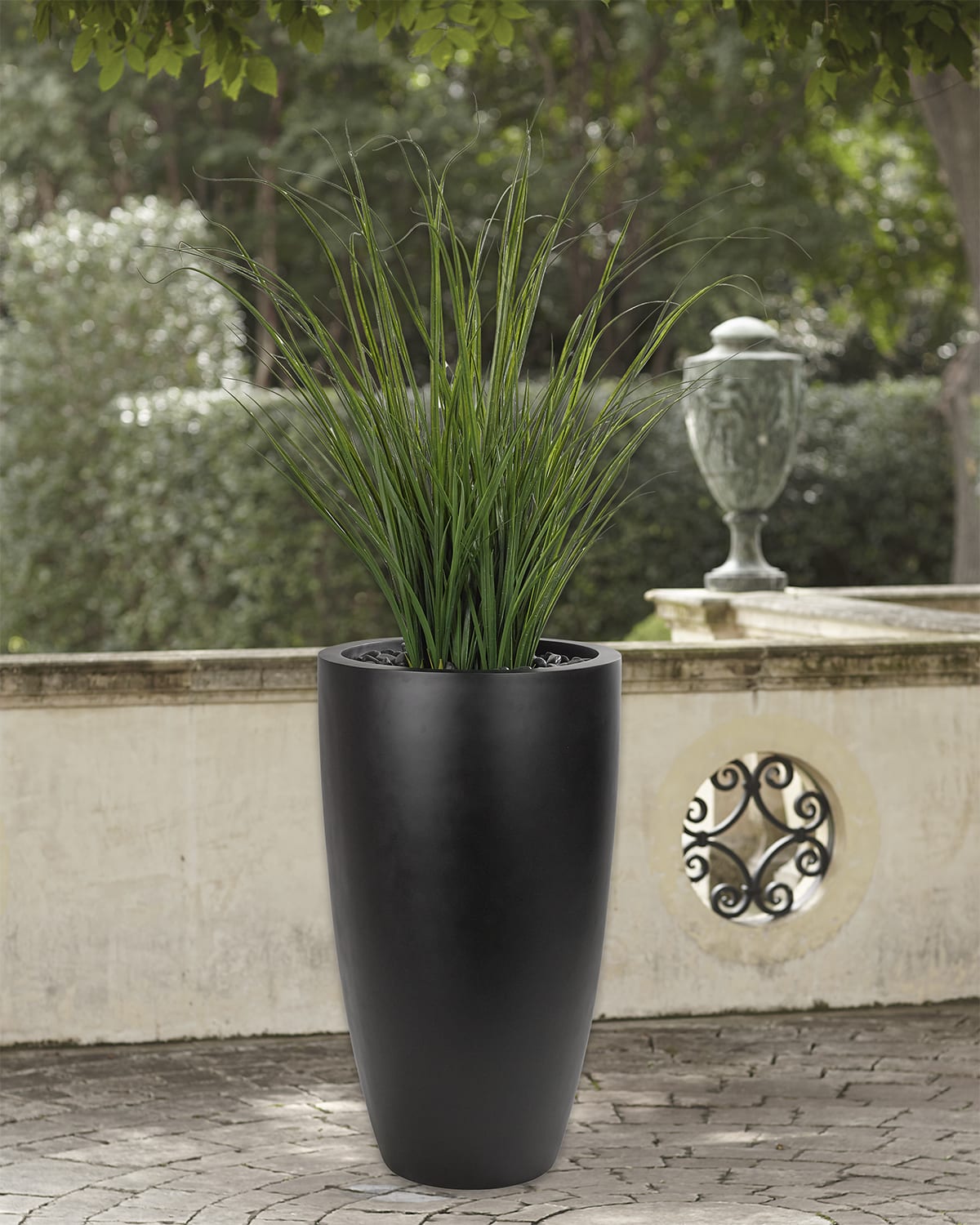 NDI Faux Grass Plant in Tapered Planter, 66"T Neiman Marcus