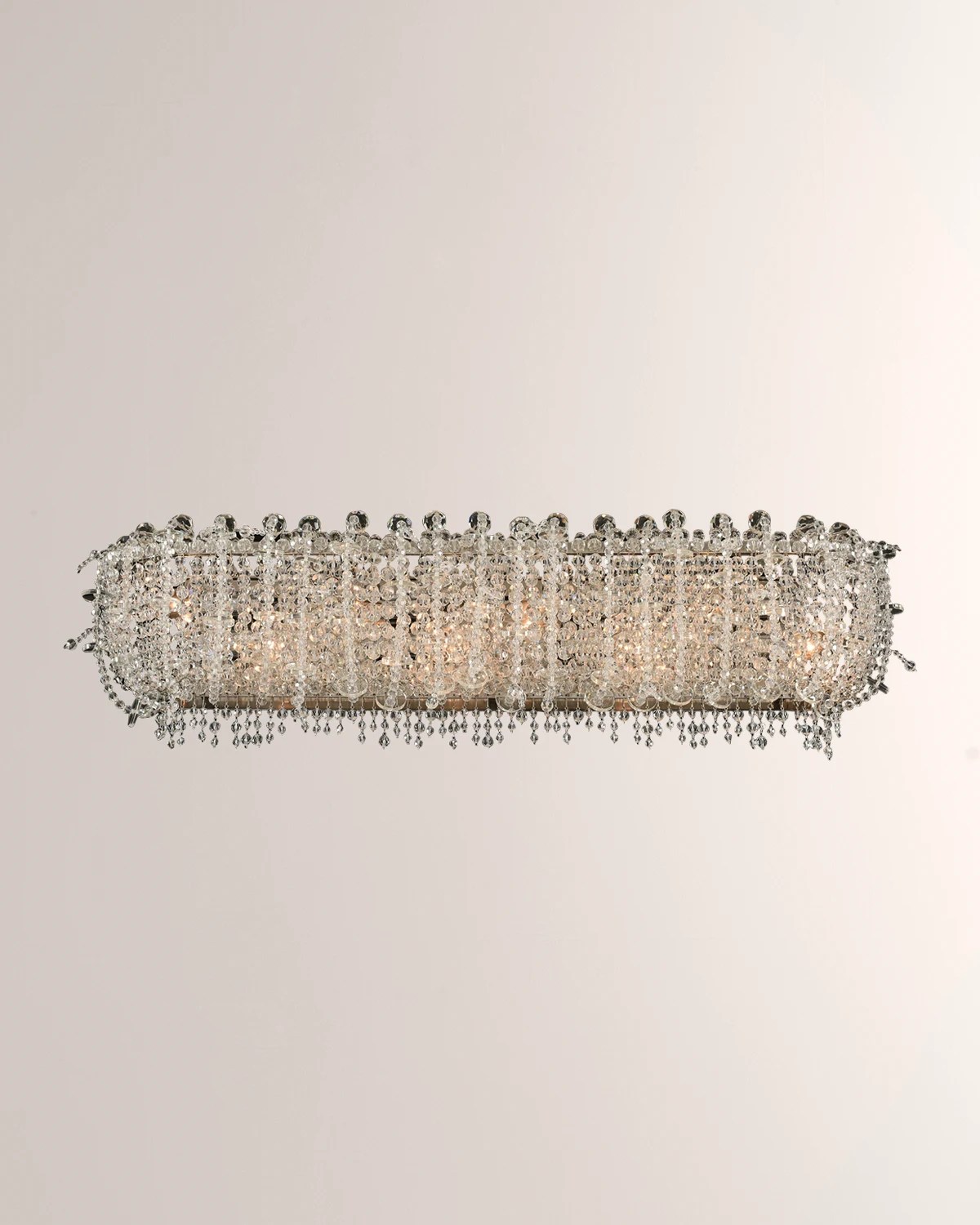 Allegri Crystal by Kalco Lighting Glacier 32" LED Bath Vanity Light Neiman Marcus