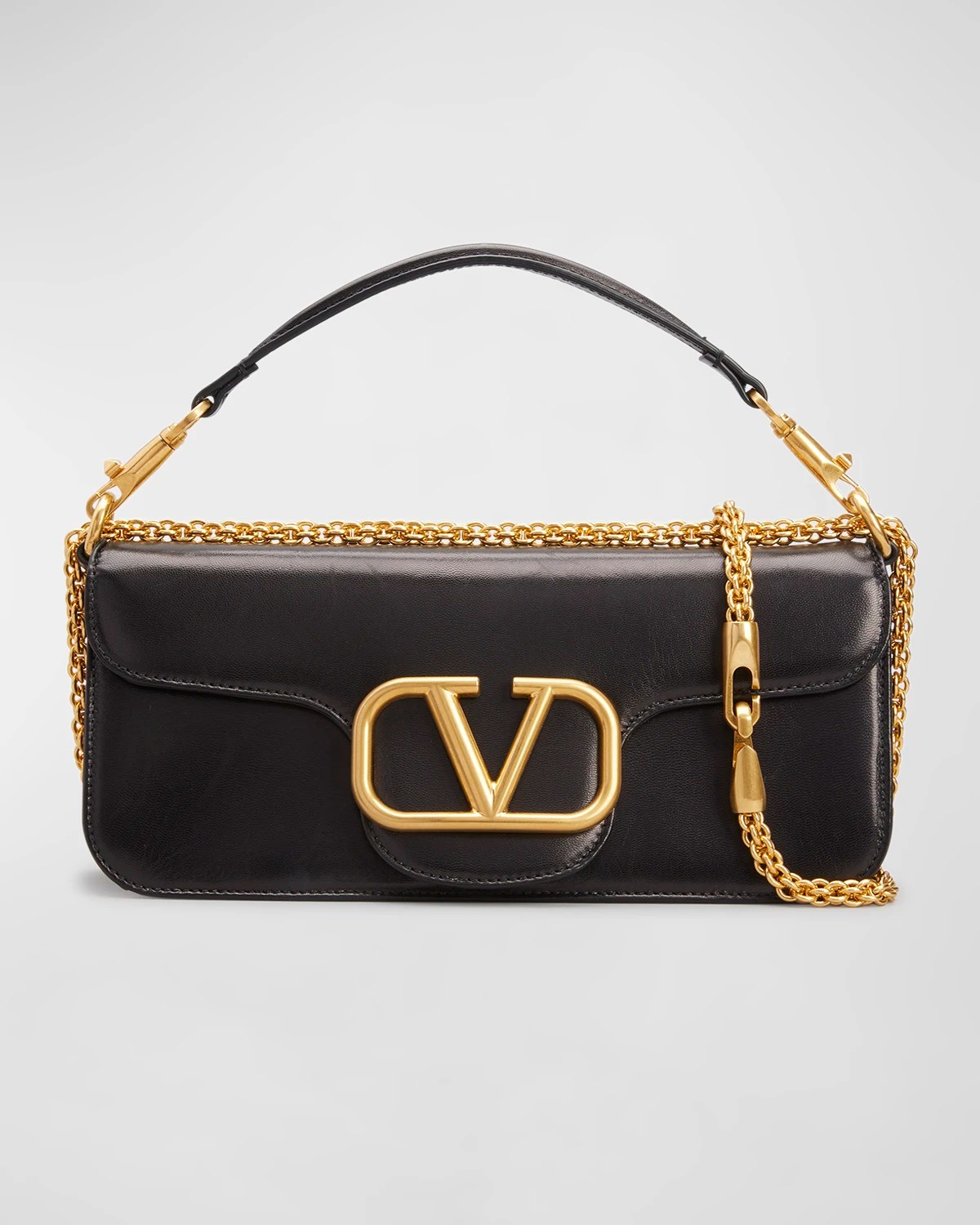 Valentino Garavani Loco VLOGO Small Calfskin Shoulder Bag Neiman Marcus