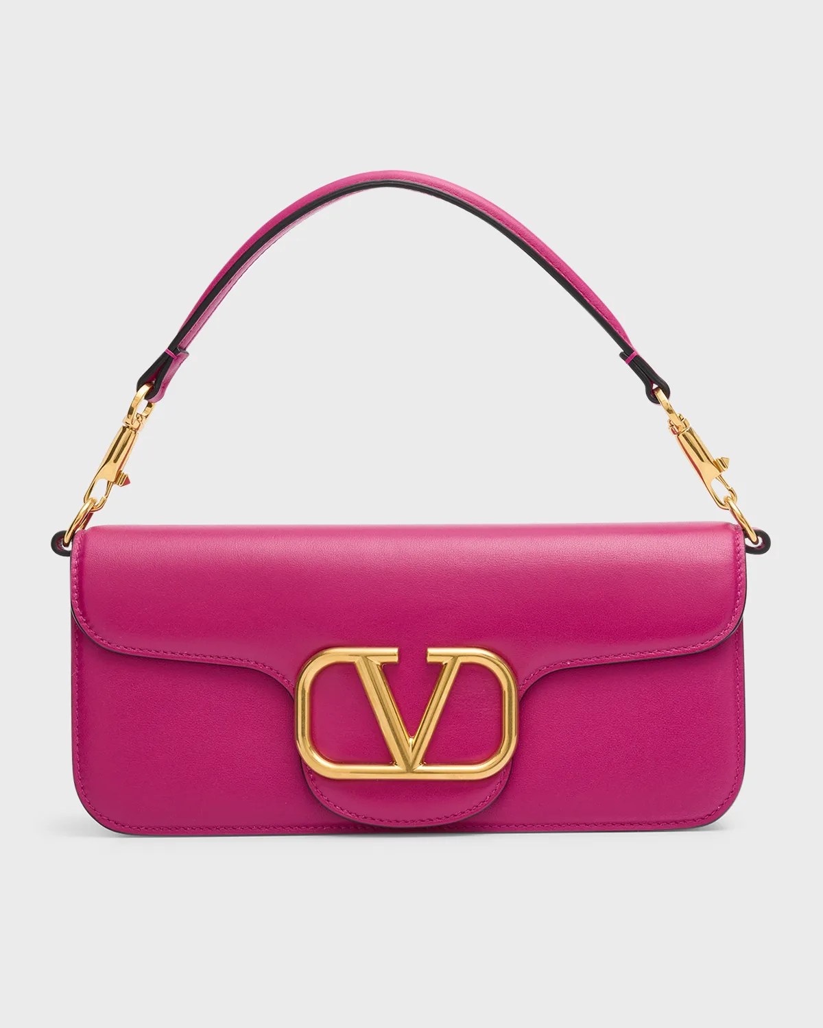 Valentino Garavani Loco VLOGO Small Calfskin Shoulder Bag Neiman Marcus
