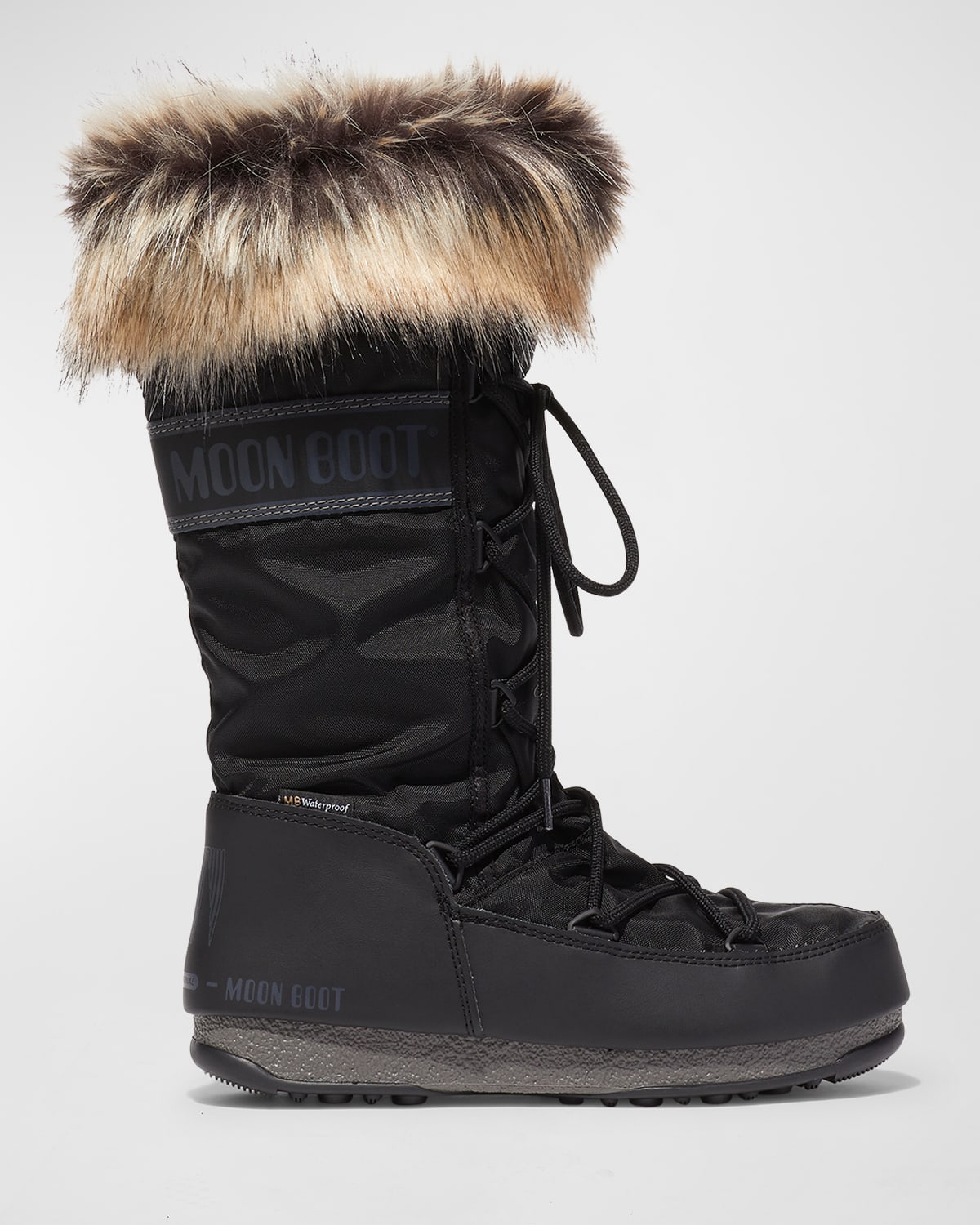 Moon Boot Monaco Faux Fur Short Snow Boots Neiman Marcus