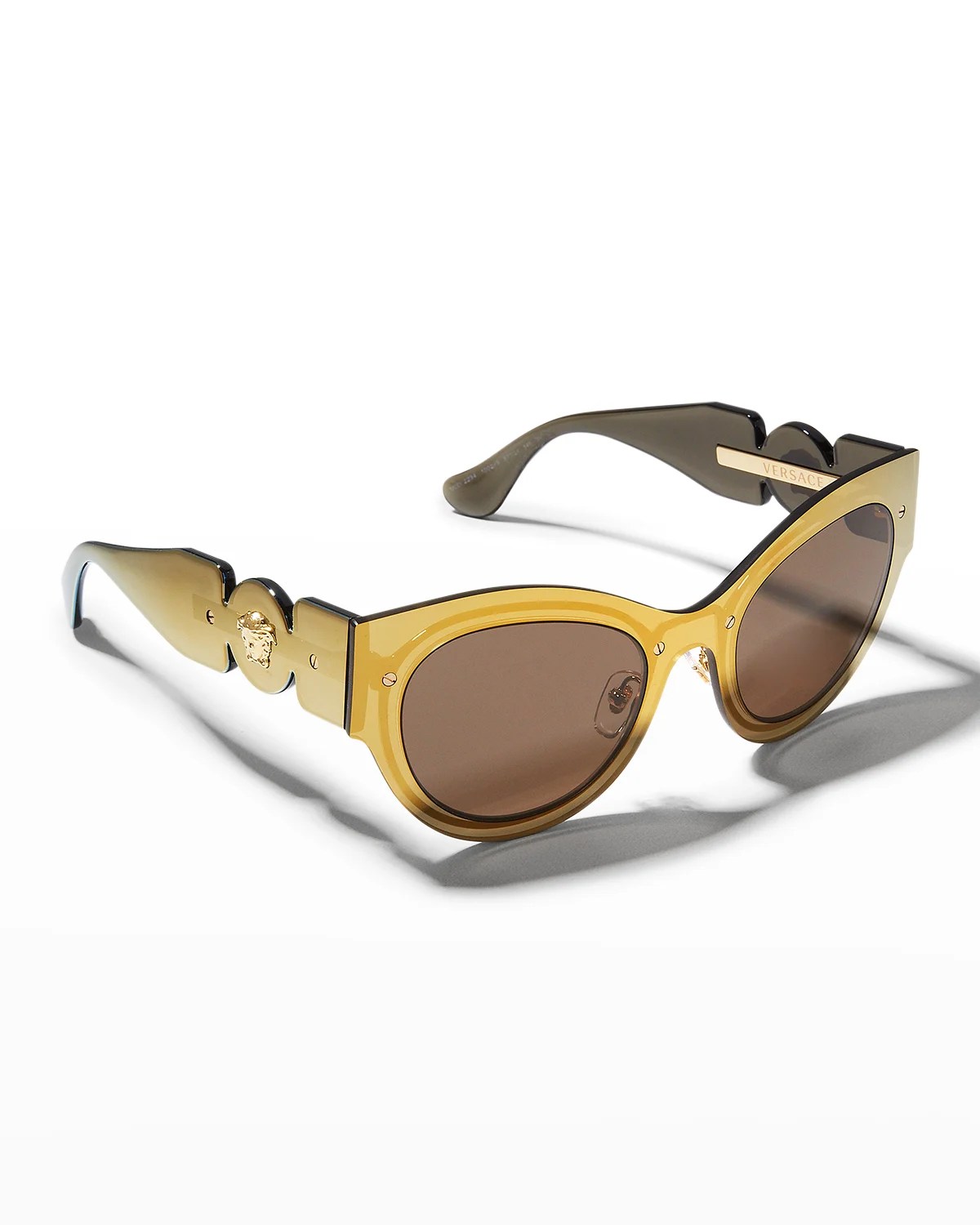 Versace Men's Clans Medusa Biggie Sunglasses Neiman Marcus
