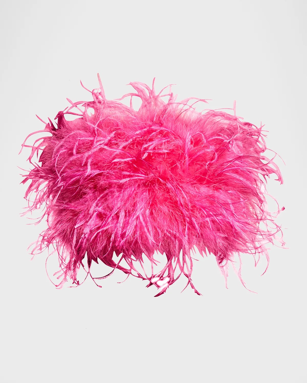 LaMarque Zaina Ostrich Feather Bustier Top Neiman Marcus