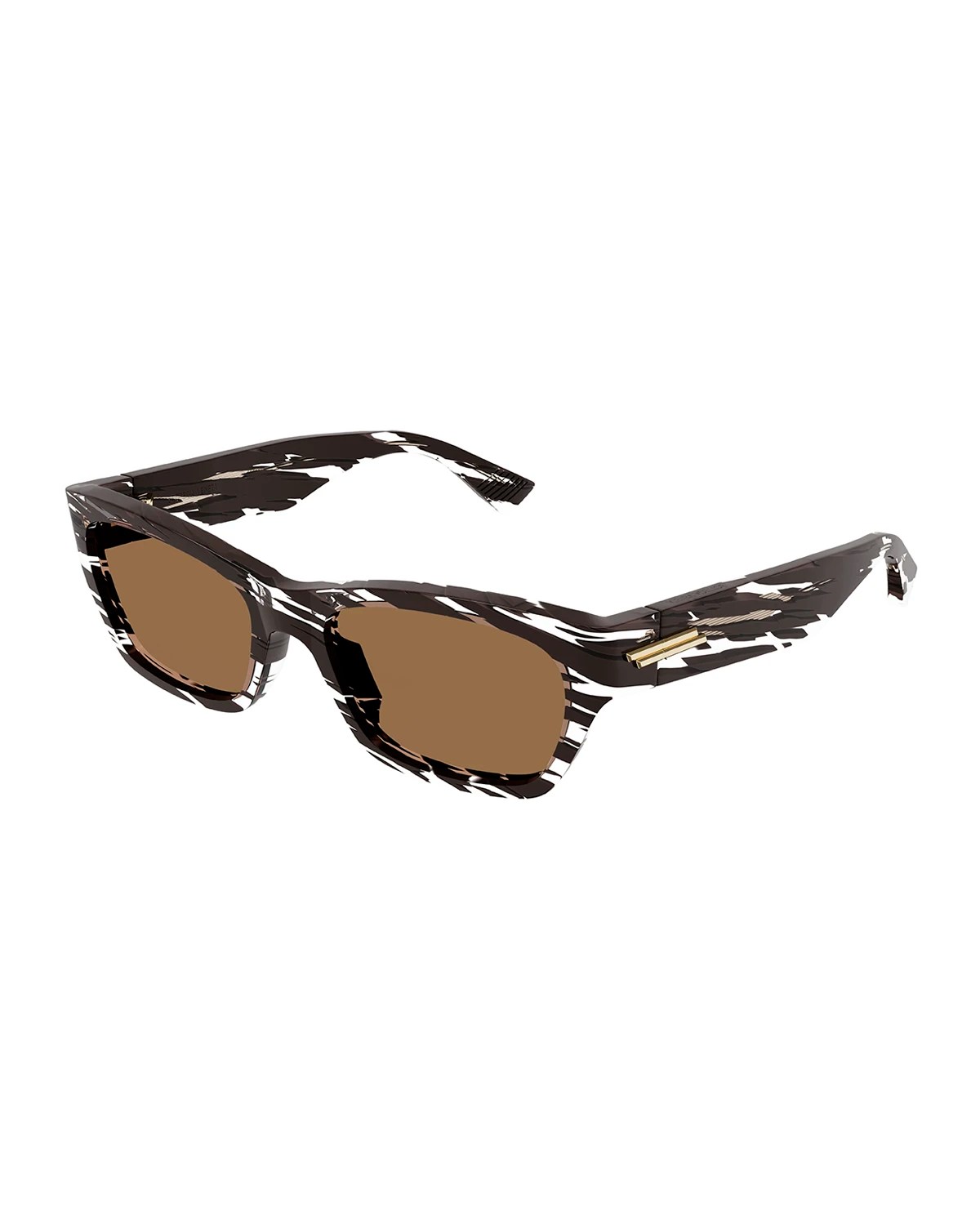 Balenciaga Acetate Rectangle Sunglasses Neiman Marcus