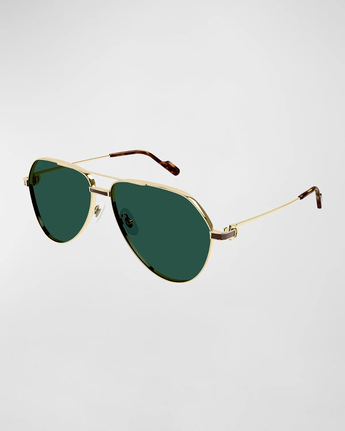 Cartier Men's Panthére Aviator Sunglasses Neiman Marcus