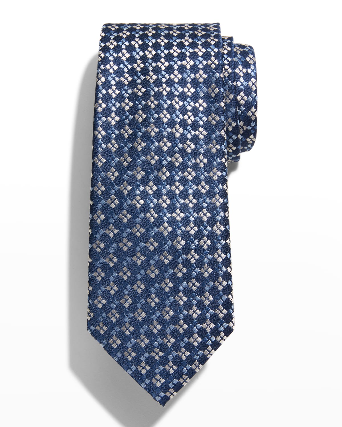 Charvet Men's Silk Shadow Pattern Tie Neiman Marcus
