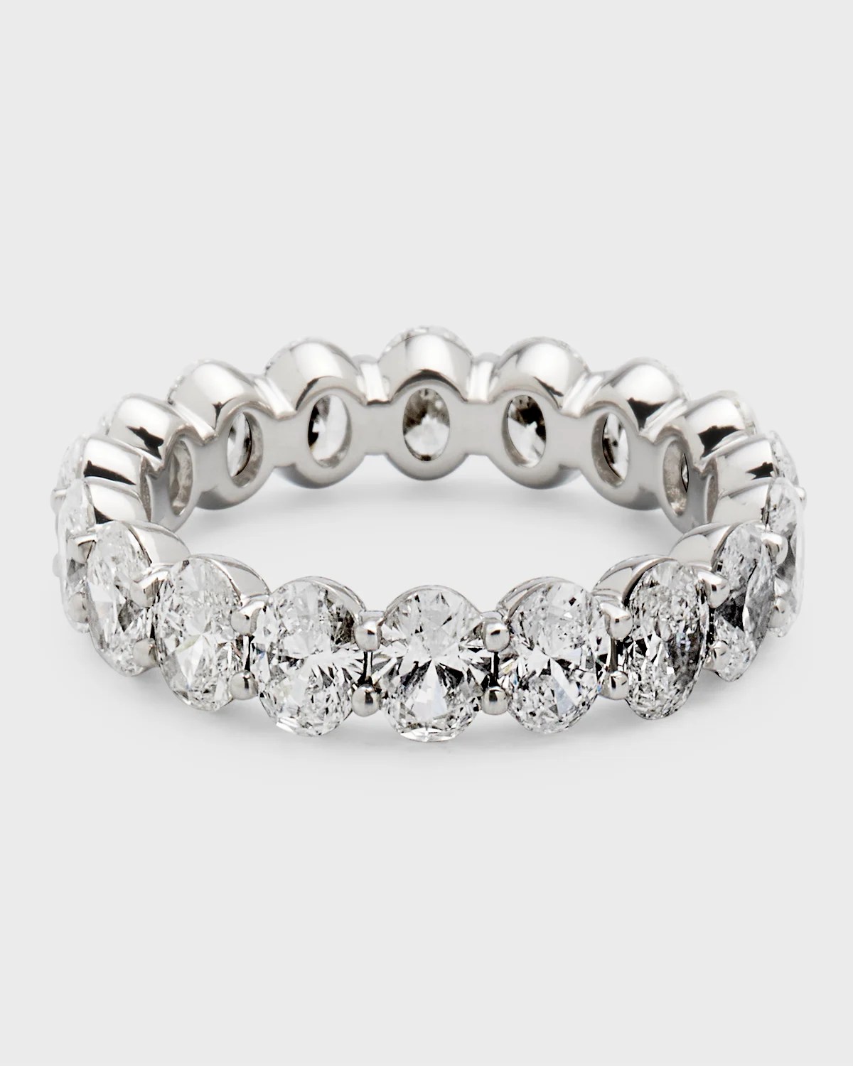 Neiman Marcus Diamonds Platinum EmeraldCut FG/VS Diamond Eternity Band