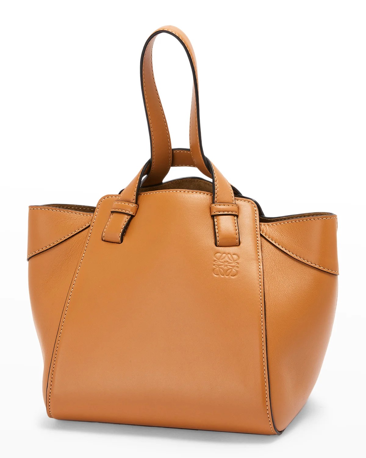 Loewe Small Colorblock Woven Basket TopHandle Bag Neiman Marcus