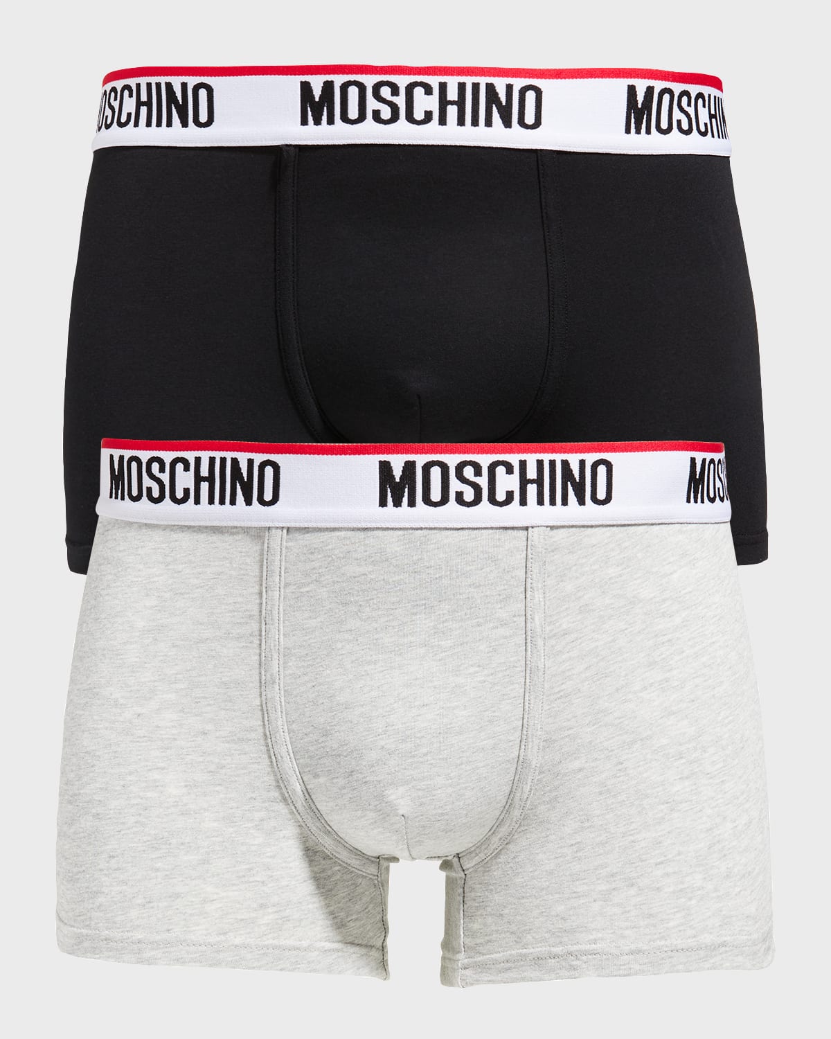 Moschino Men's TwoPack Logo Trunks Neiman Marcus