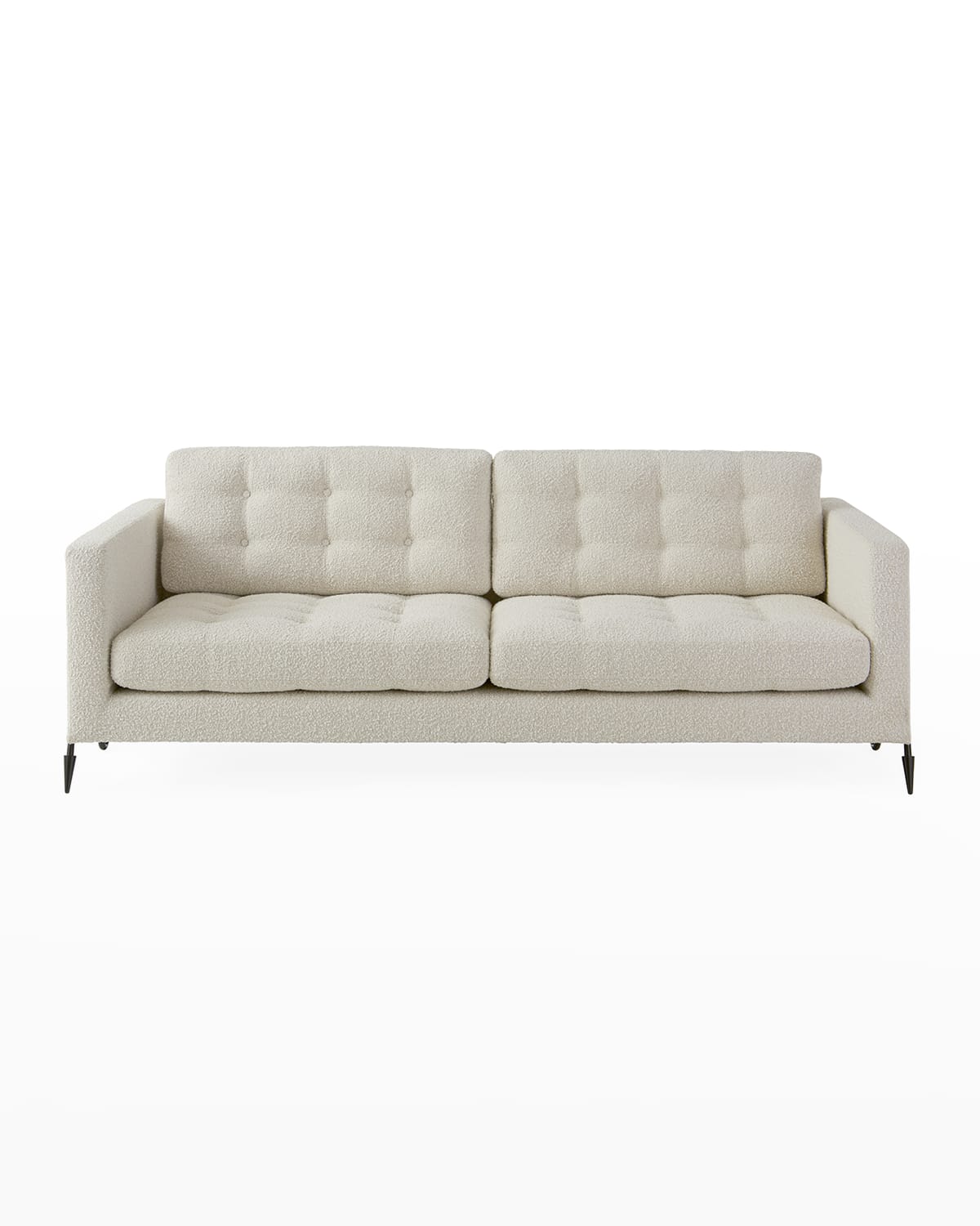Jonathan Adler Beaumont Velvet Settee 64" Neiman Marcus