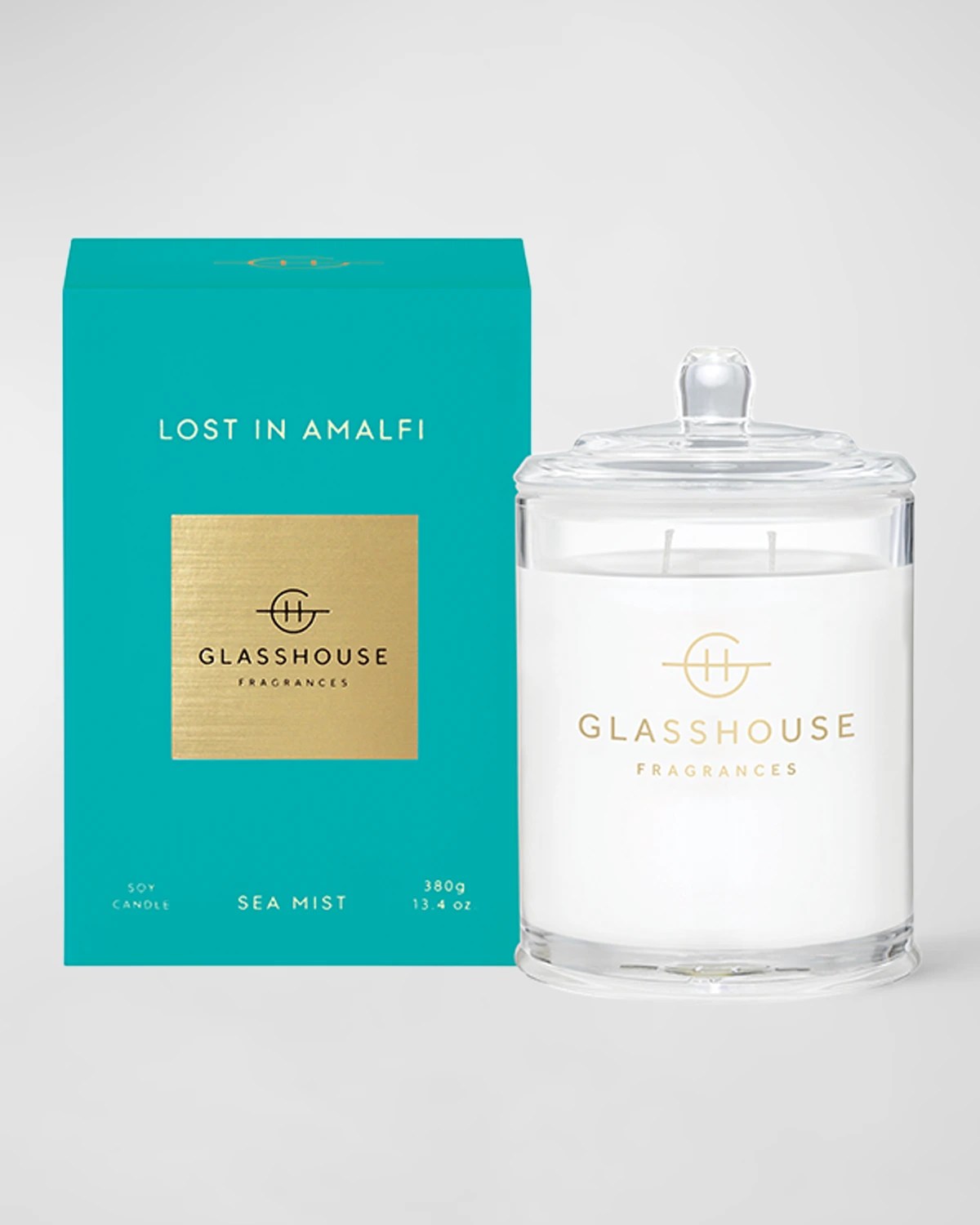 GLASSHOUSE FRAGRANCES 13.4 oz. Diving Into Cyprus Candle Neiman Marcus