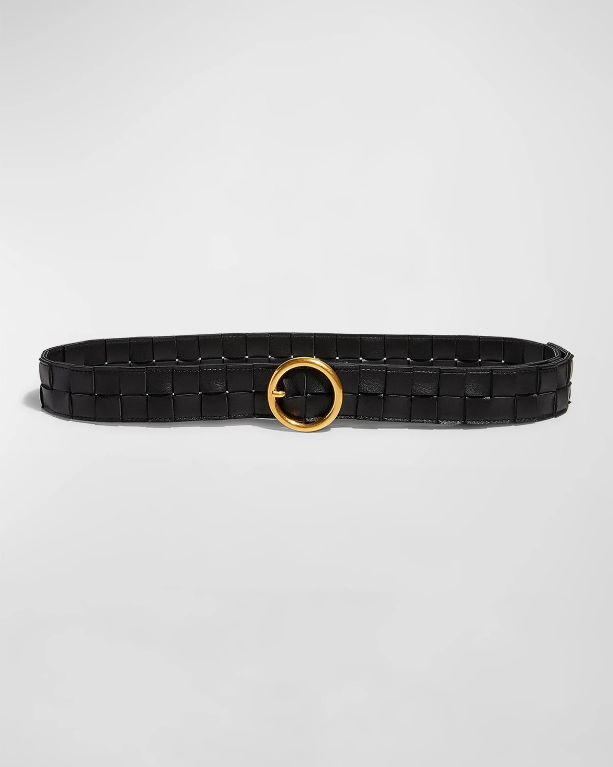Bottega Intreccio Napa Leather Belt Neiman Marcus
