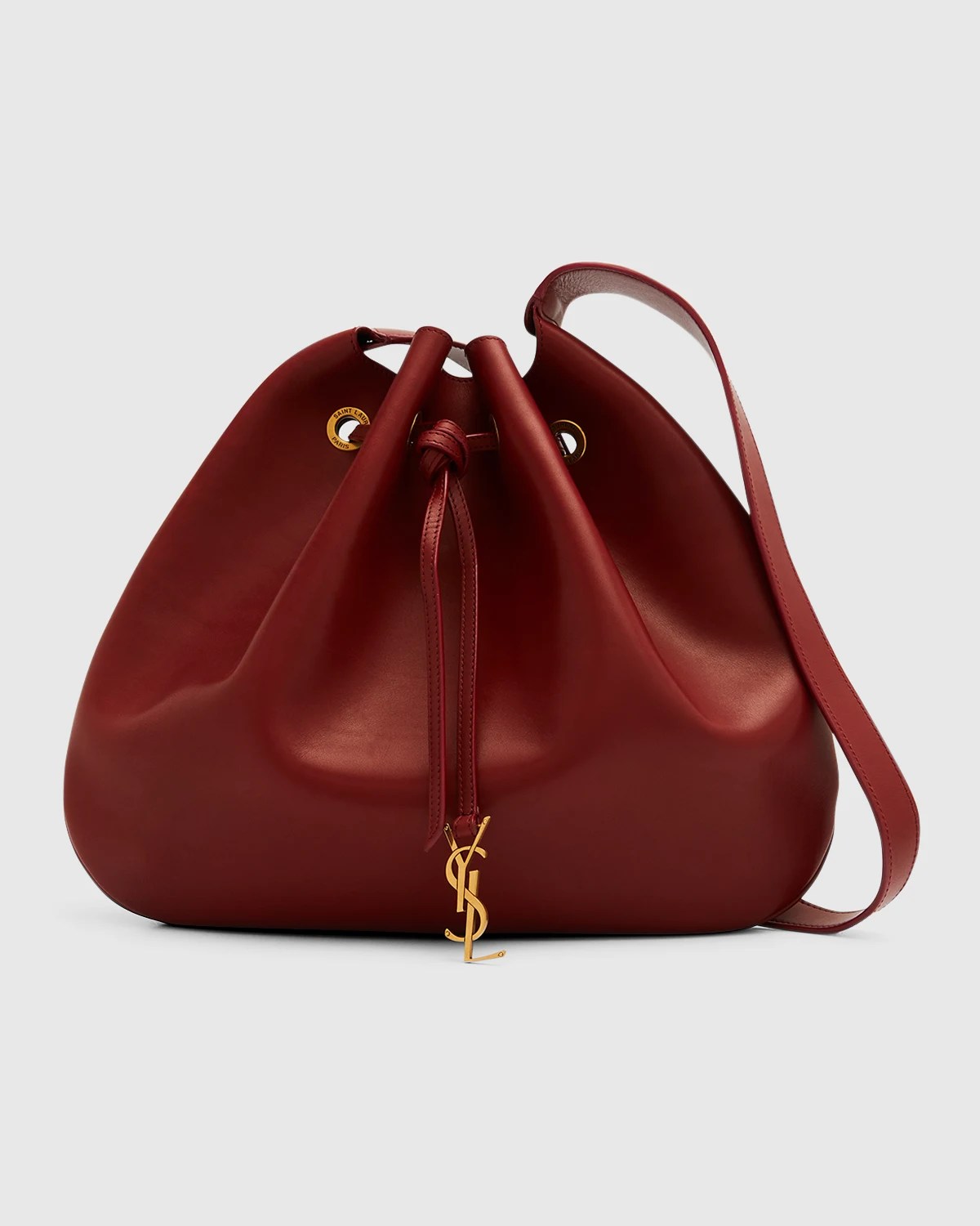 Saint Laurent Paris VII Medium YSL Drawstring Hobo Bag Neiman Marcus