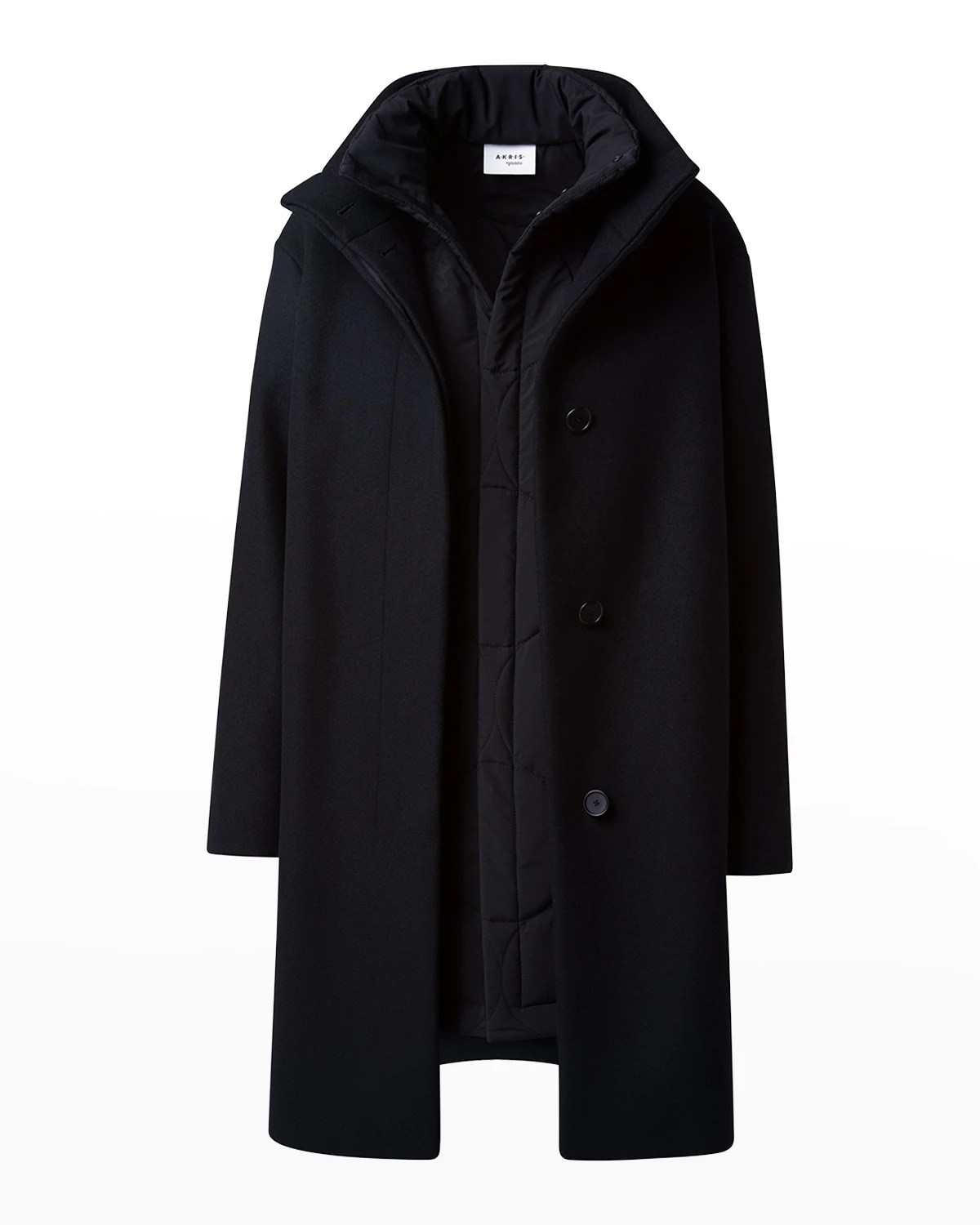 Akris punto Duffle KneeLength Wool Coat Neiman Marcus