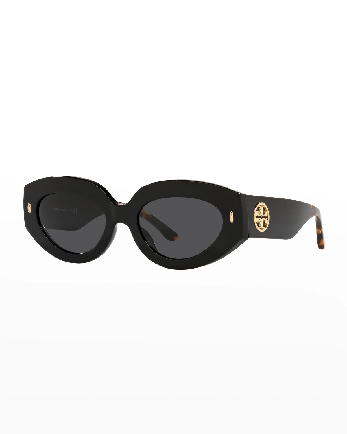 Celine Triomphe Logo Acetate CatEye Sunglasses Neiman Marcus
