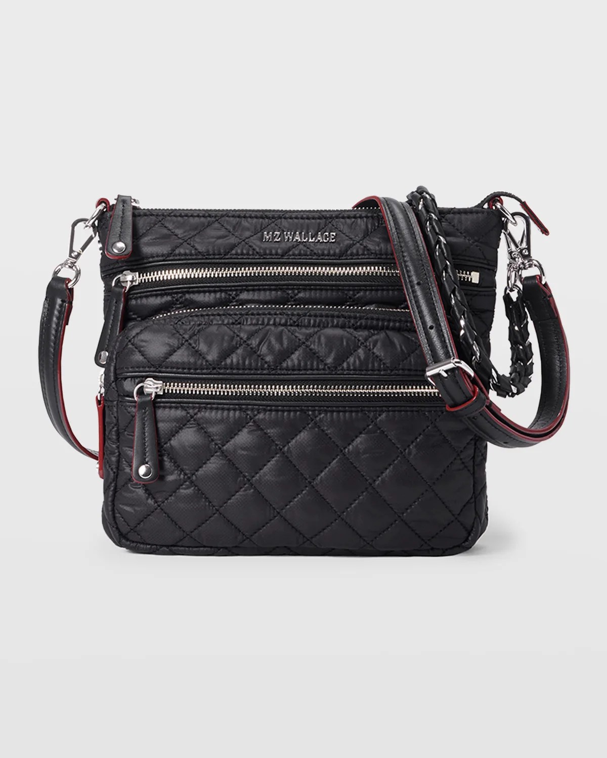 MZ WALLACE Pippa Large Quilted Zip Crossbody Bag Neiman Marcus