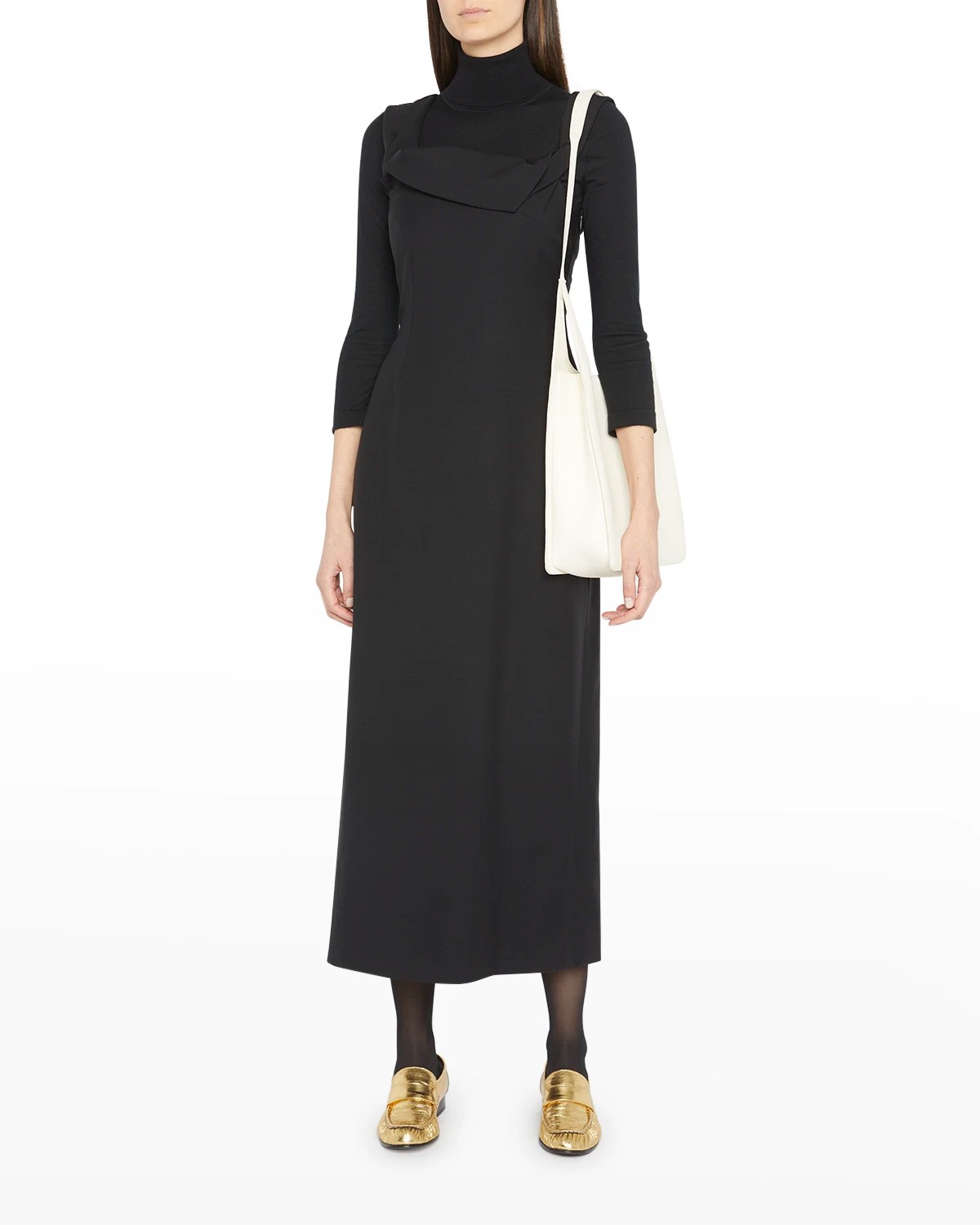 THE ROW Lucienne Ruched Maxi Dress Neiman Marcus