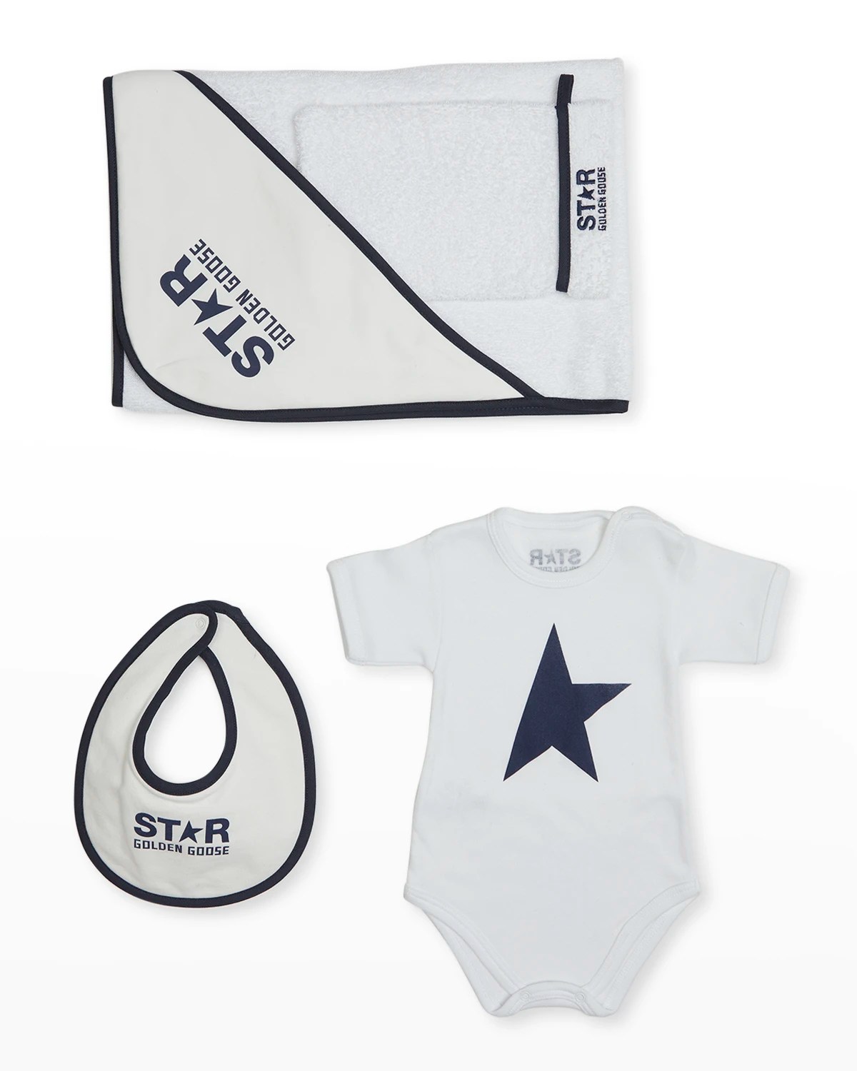Golden Goose Boy's Stripes And Doodles Baby Gift Set, Size Newborn9M