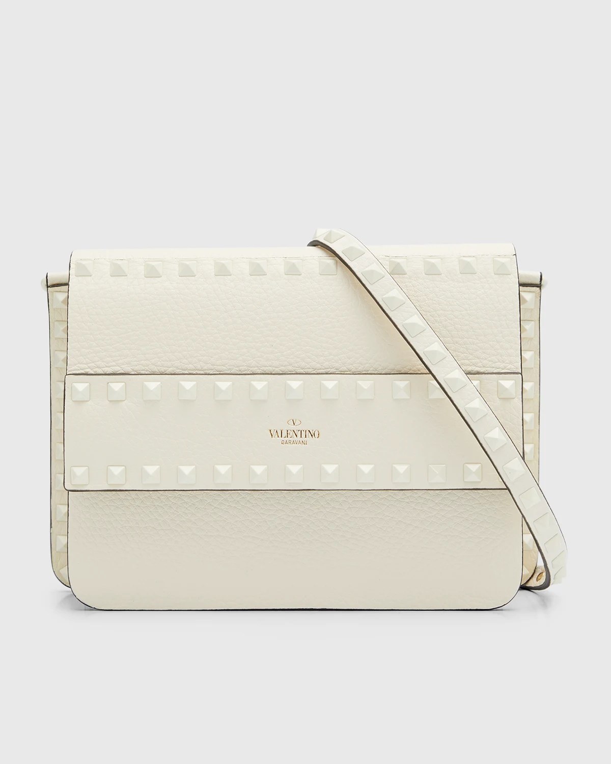 Valentino Garavani Rockstud Small Flap Leather Shoulder Bag Neiman Marcus