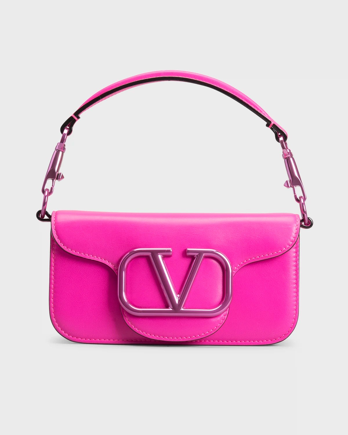 Valentino Garavani Loco Small VLOGO Calfskin Shoulder Bag Neiman Marcus