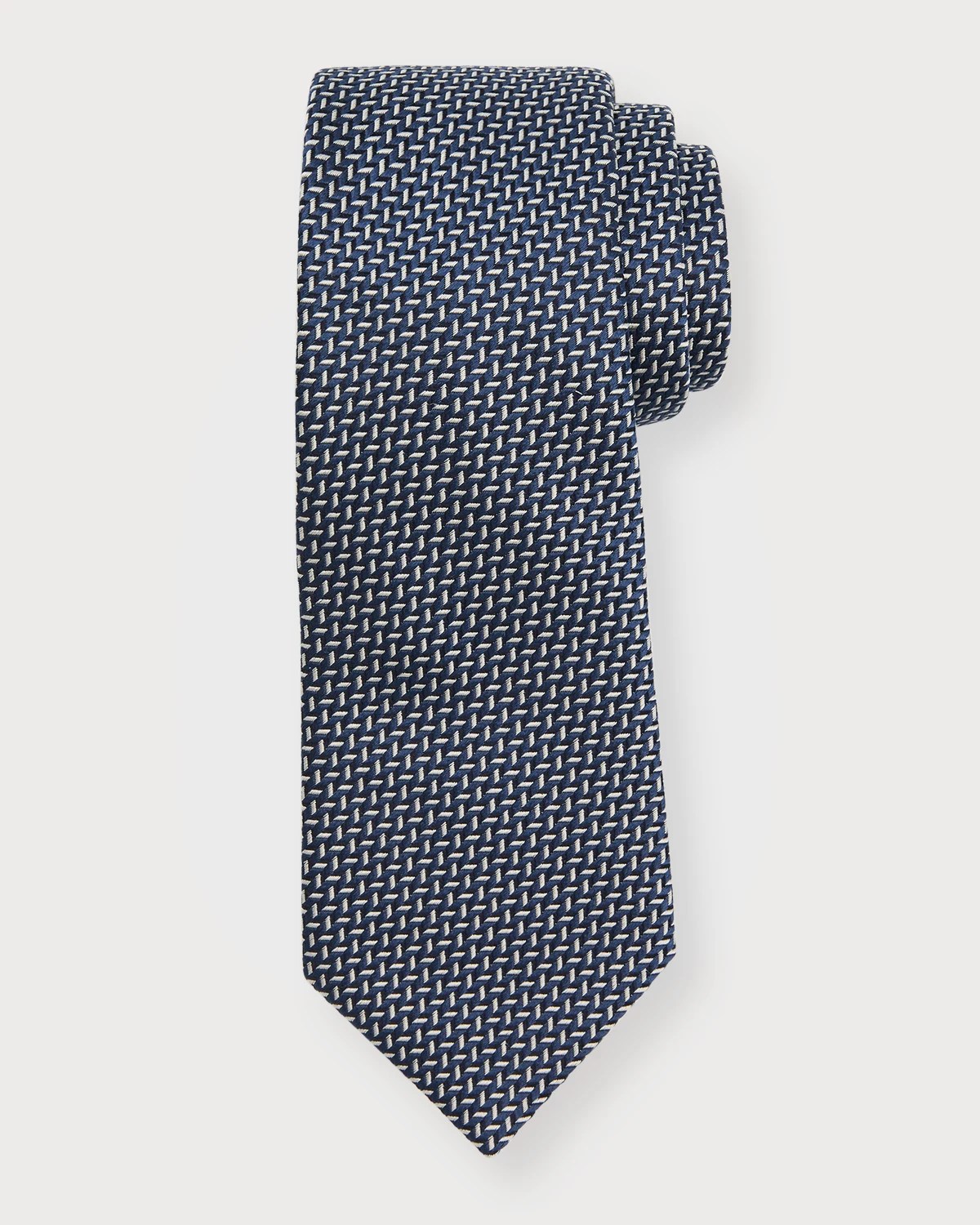 Emporio Armani Men's Jacquard Silk Tie Neiman Marcus