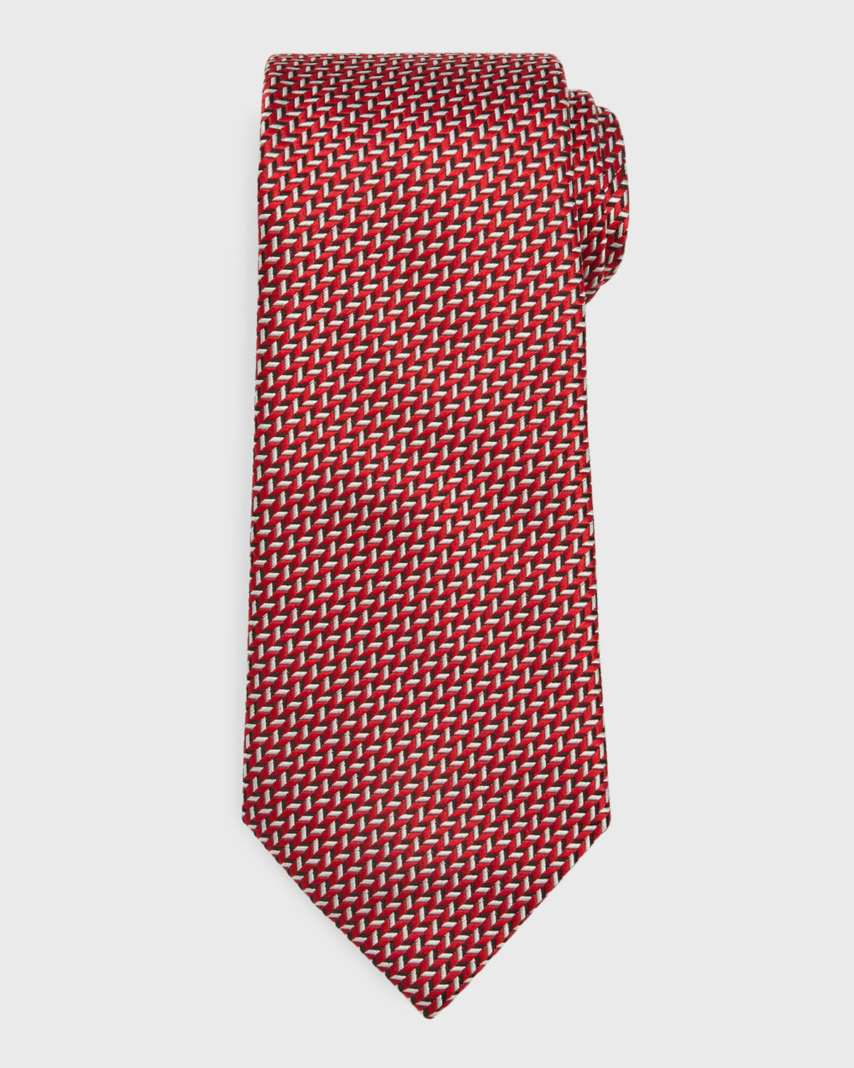 Emporio Armani Men's Jacquard Silk Tie Neiman Marcus