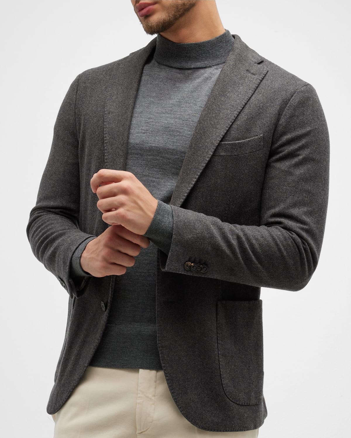 Etro Men's Basic Knit Blazer Neiman Marcus